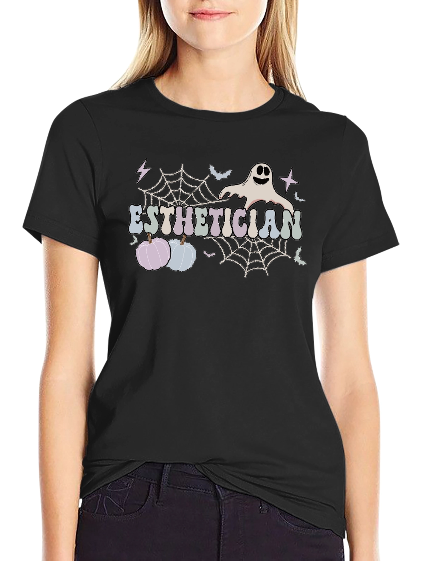 Esthetician Halloween Ghost T-Shirt