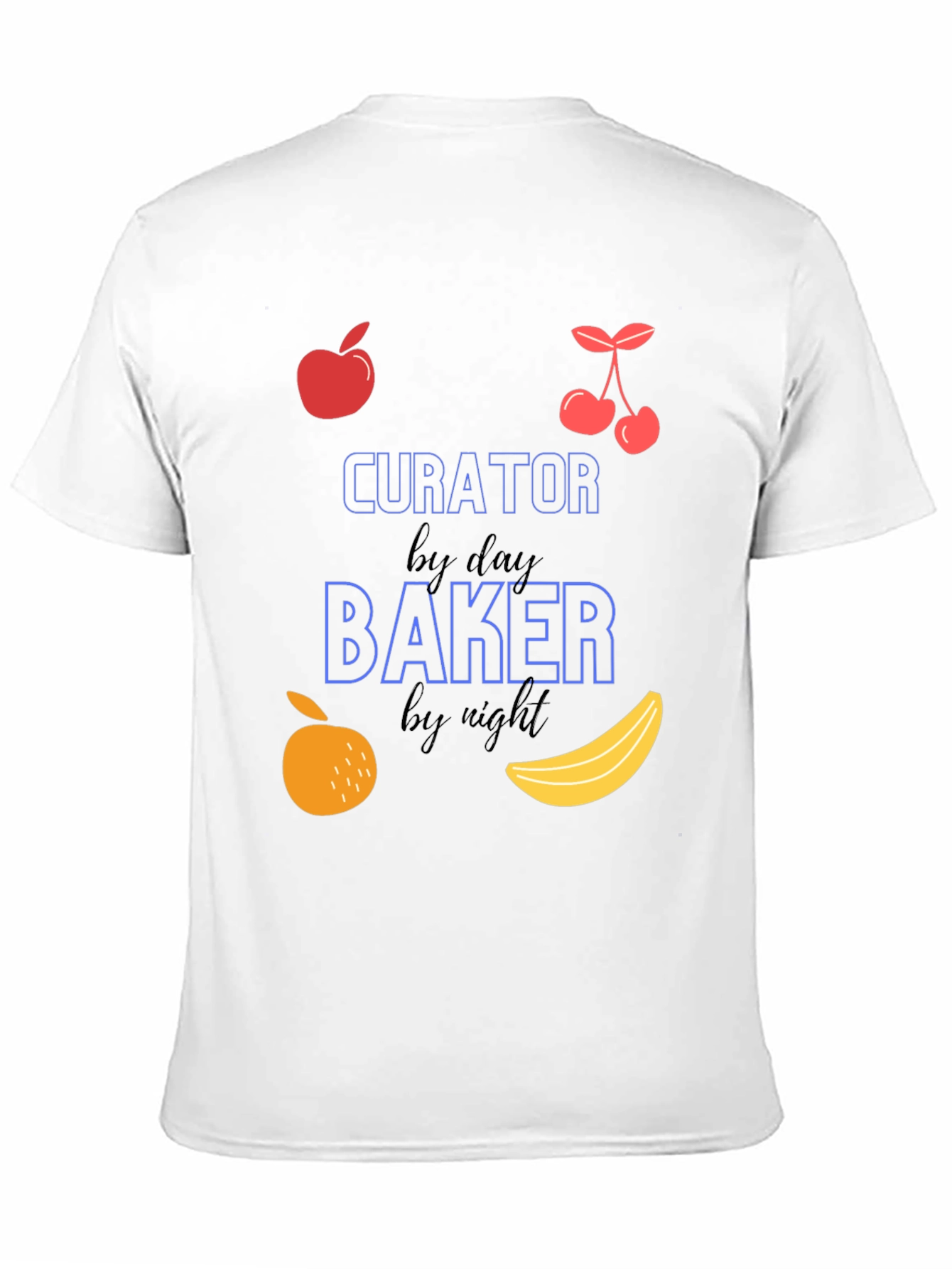 Curator by Day Baker by Night Graphic T-Shirt