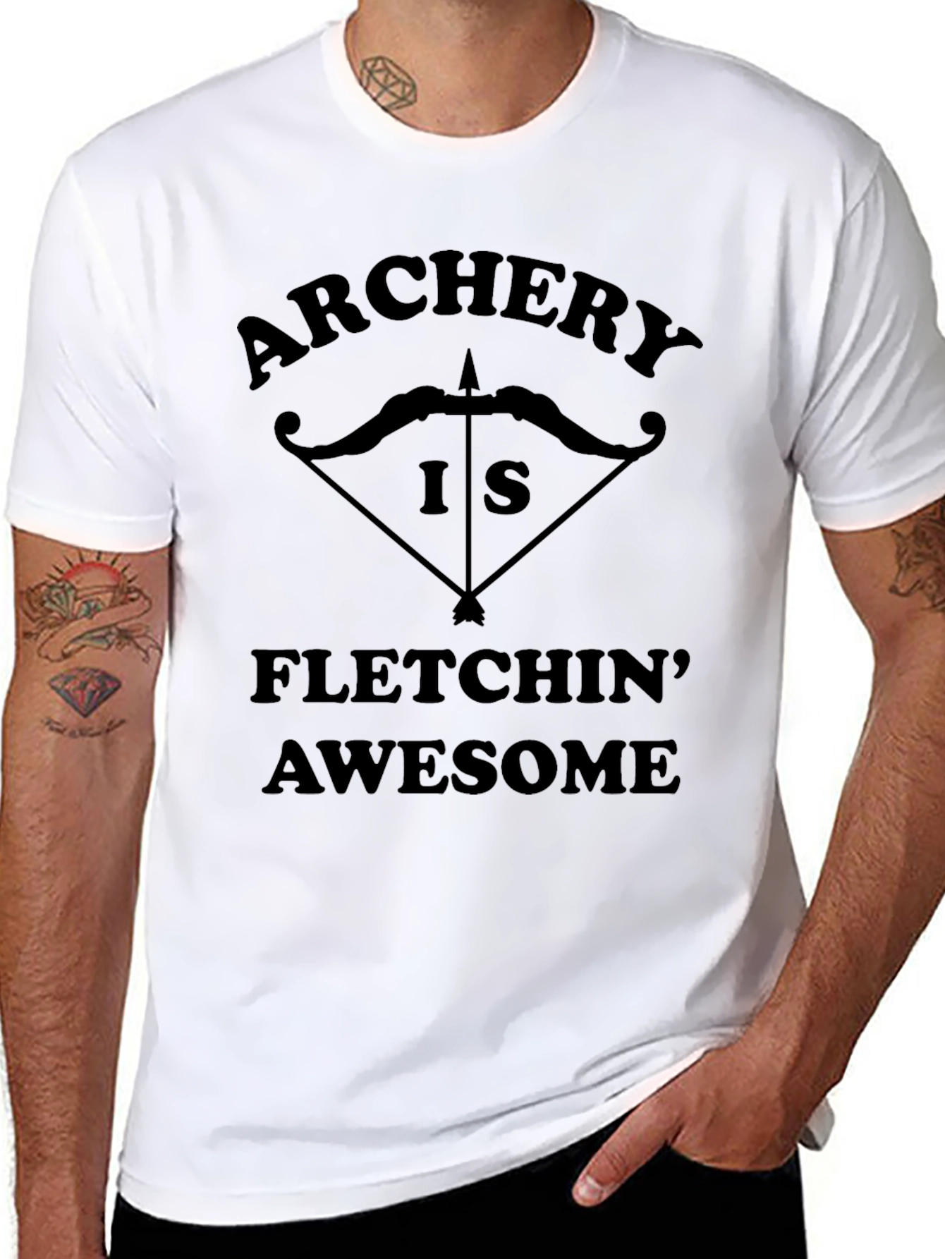 Archery is Fletchin Awesome Graphic Tee