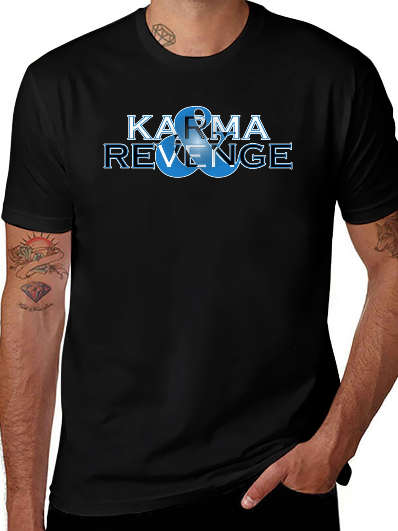 Karma & Revenge Graphic Tee - Black