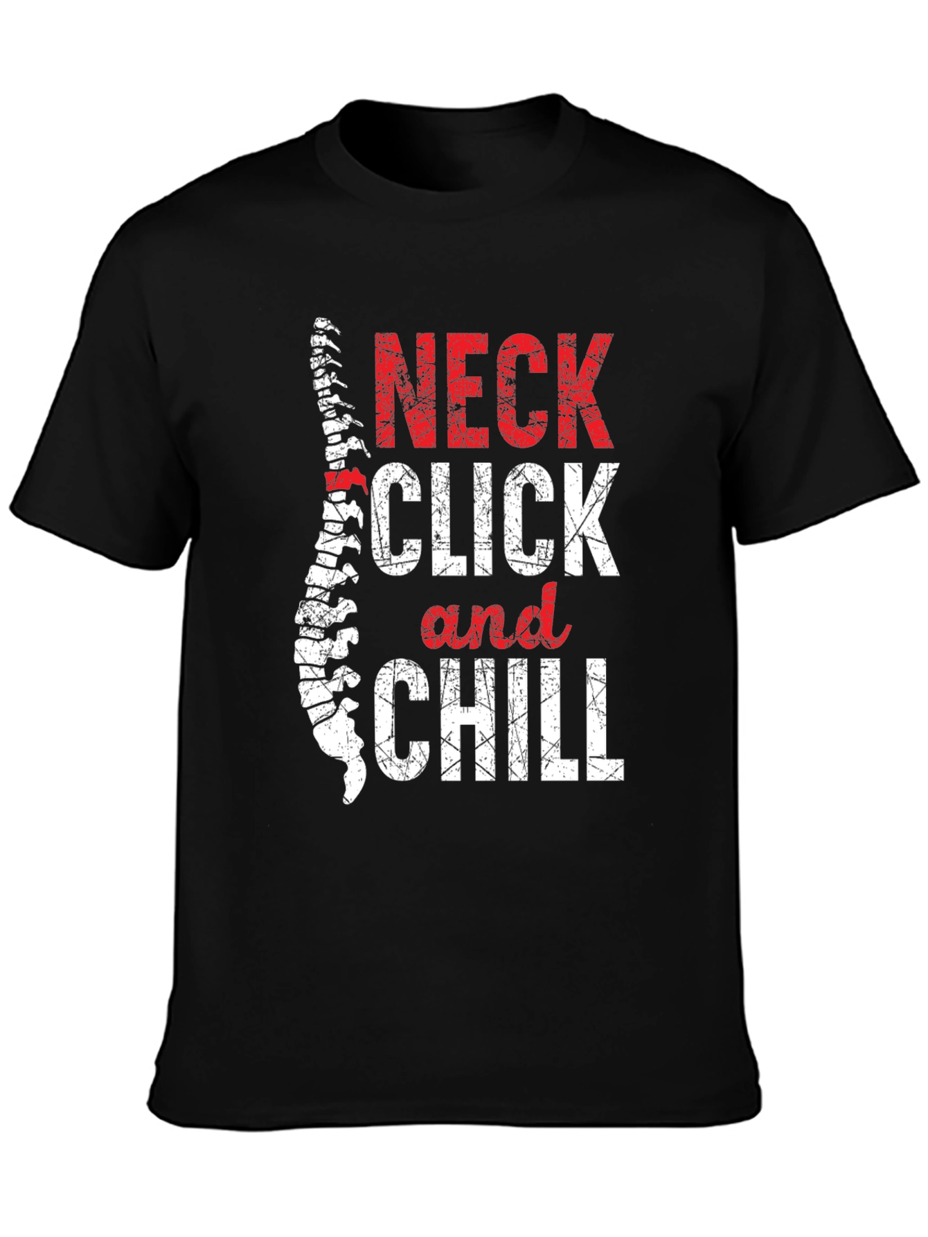 Neck Click and Chill Graphic T-Shirt