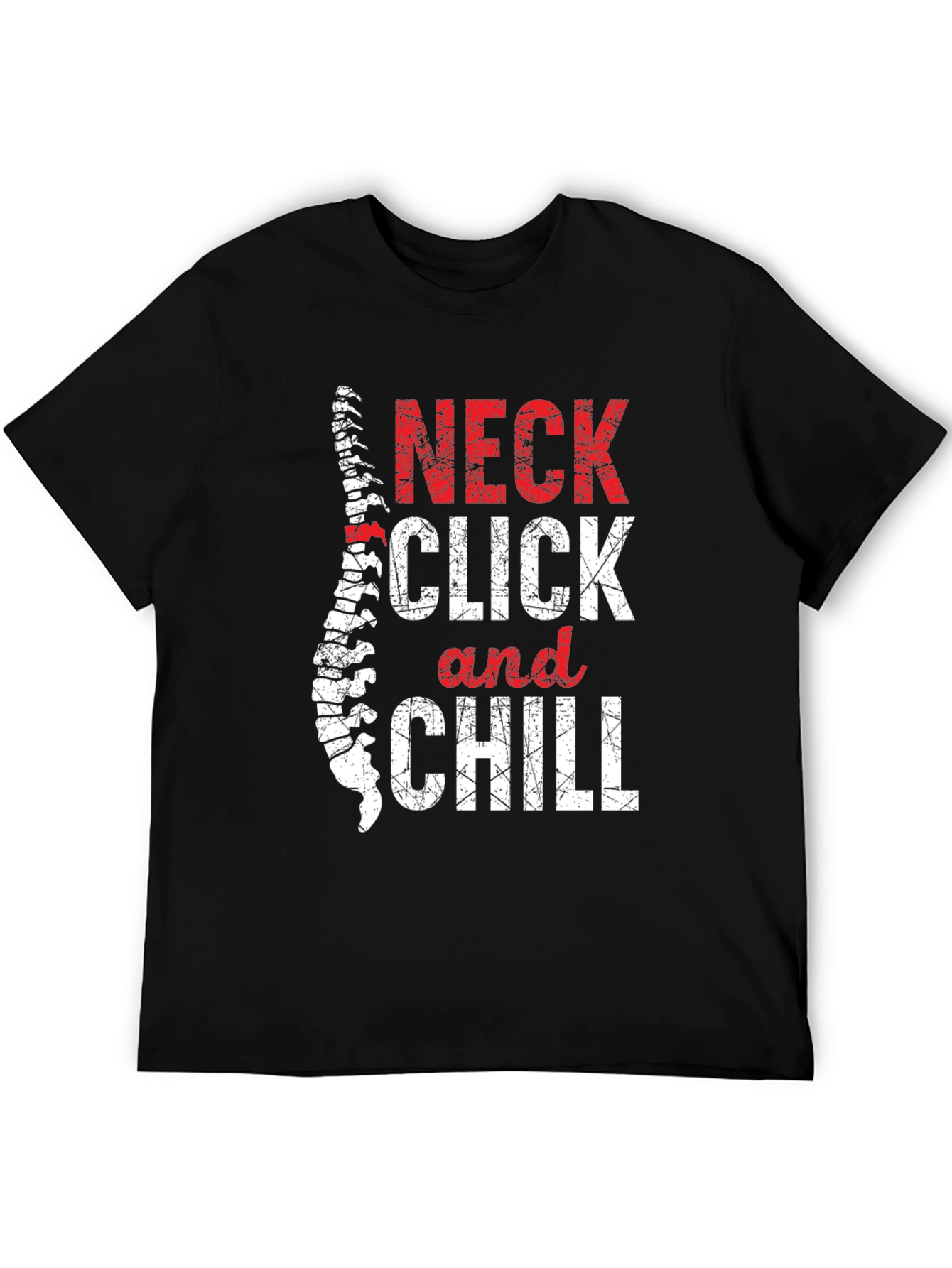 Neck Click and Chill Graphic T-Shirt