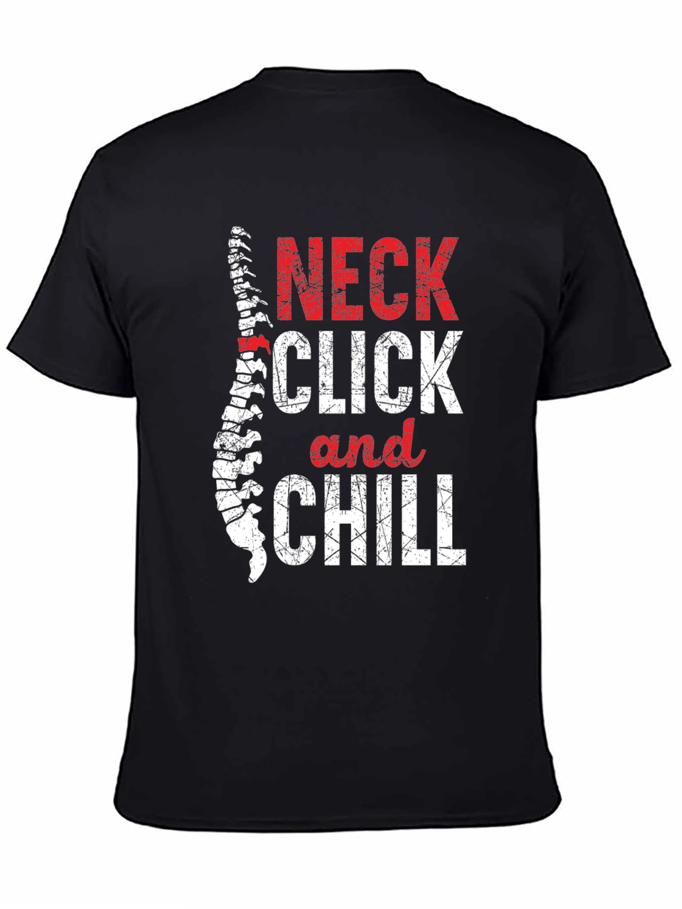 Neck Click and Chill Graphic T-Shirt