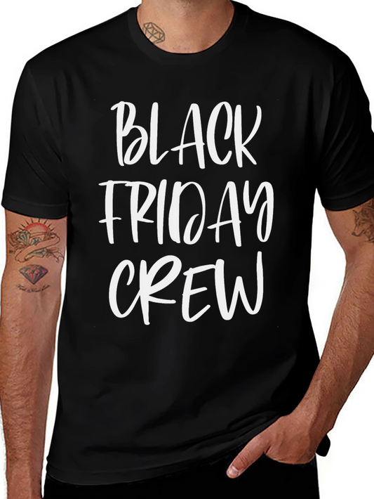 Black Friday Crew T-Shirt - Graphic Tee