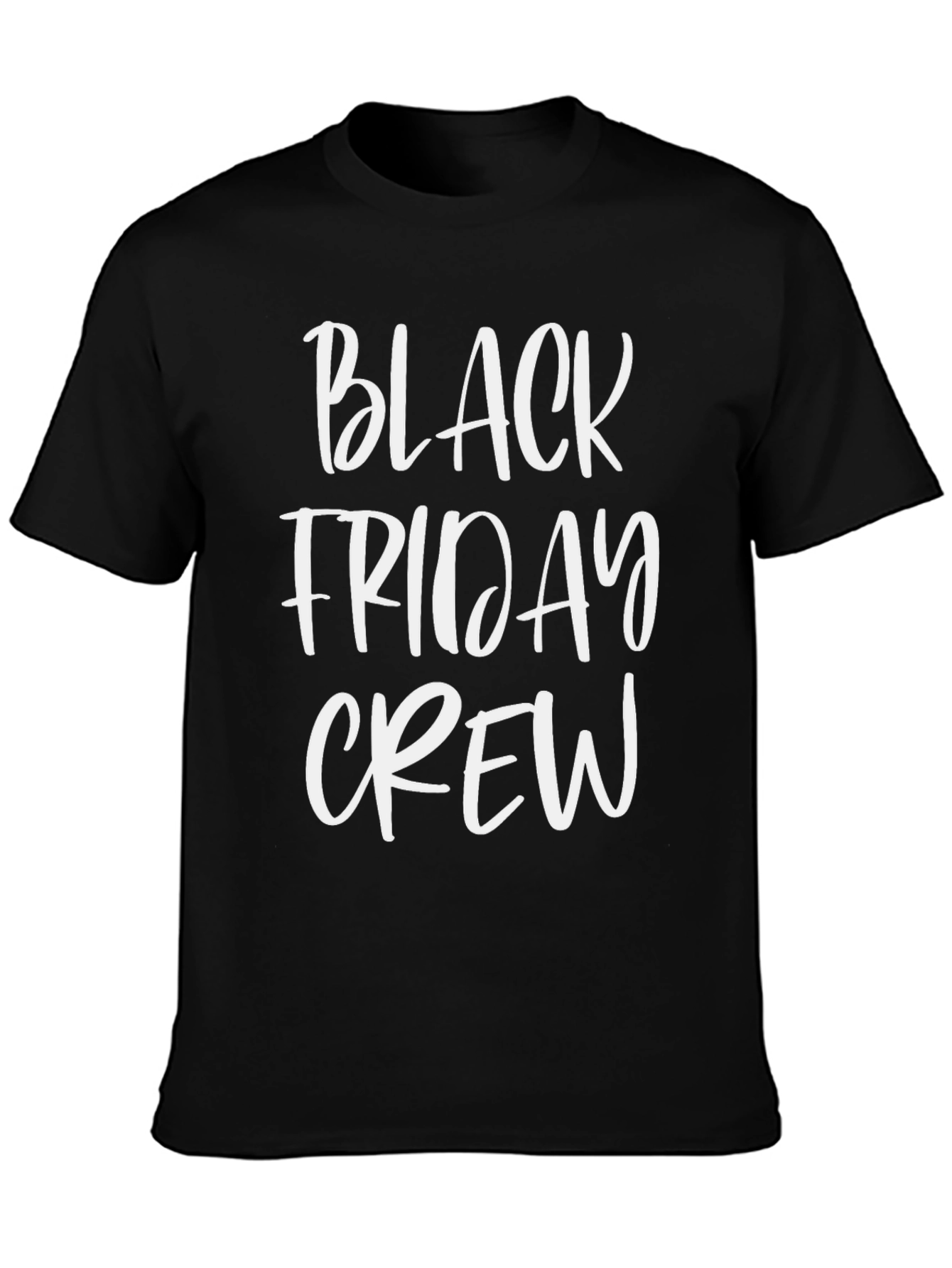 Black Friday Crew T-Shirt - Graphic Tee