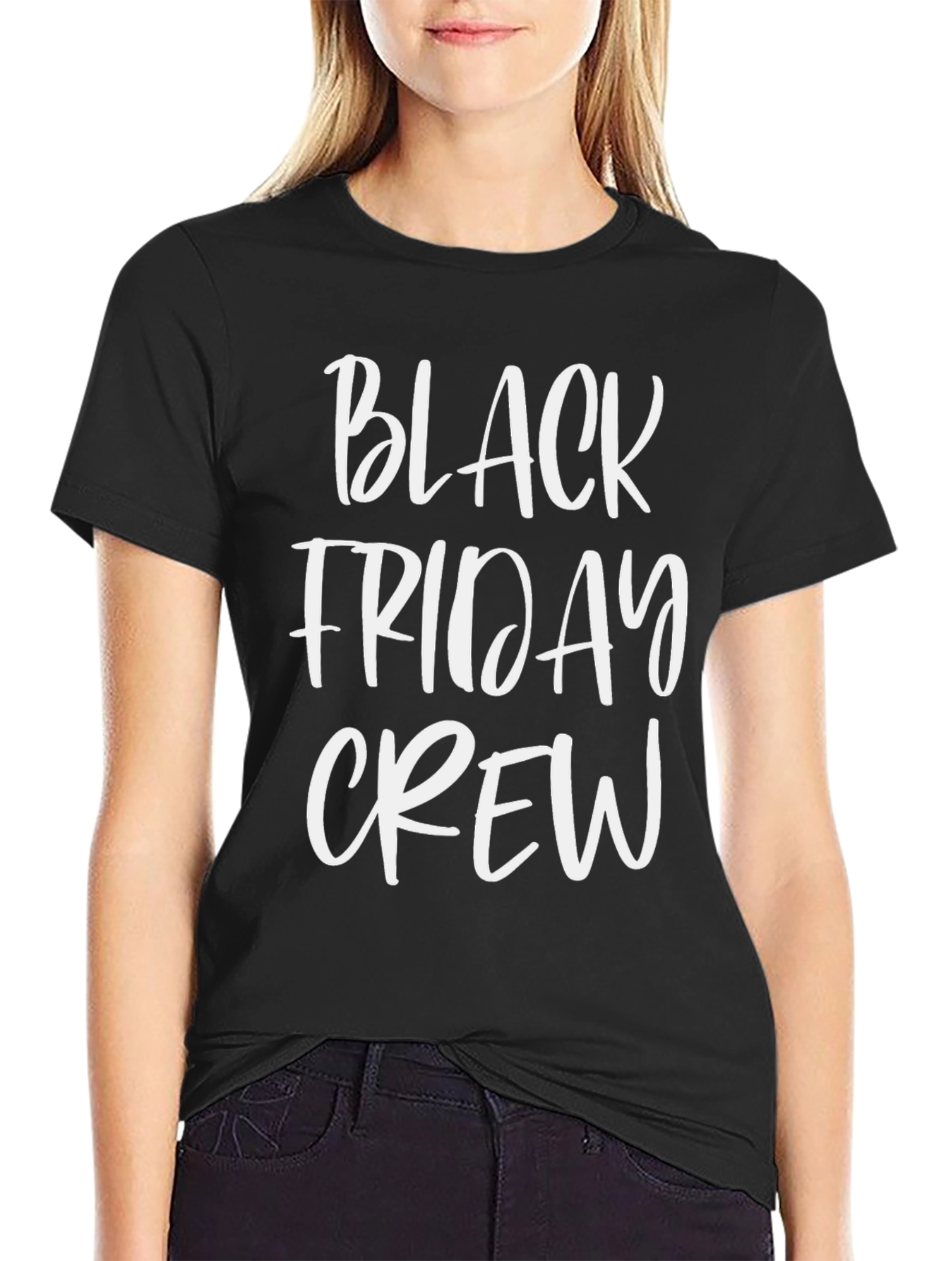 Black Friday Crew T-Shirt - Graphic Tee