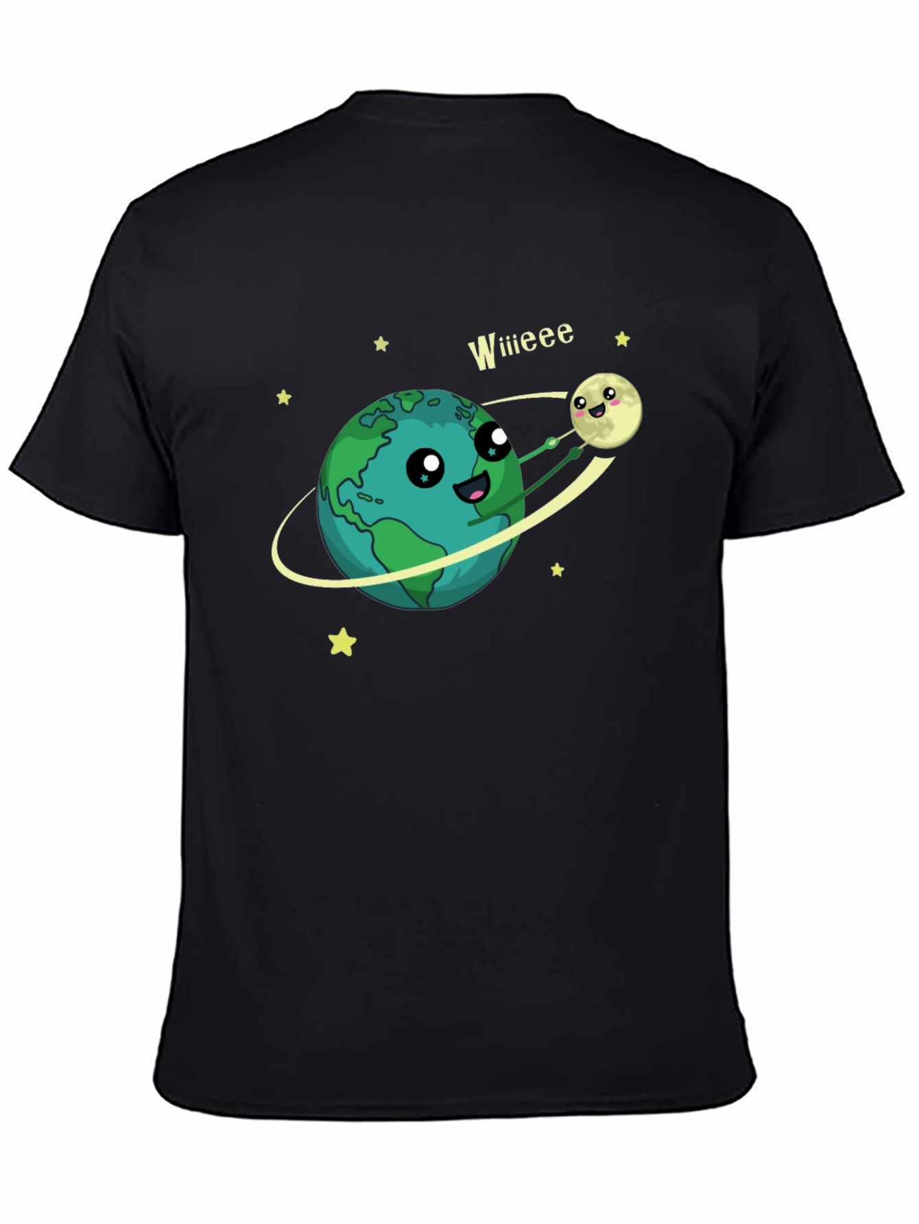 Planet Hugger T-Shirt - Black Graphic Tee