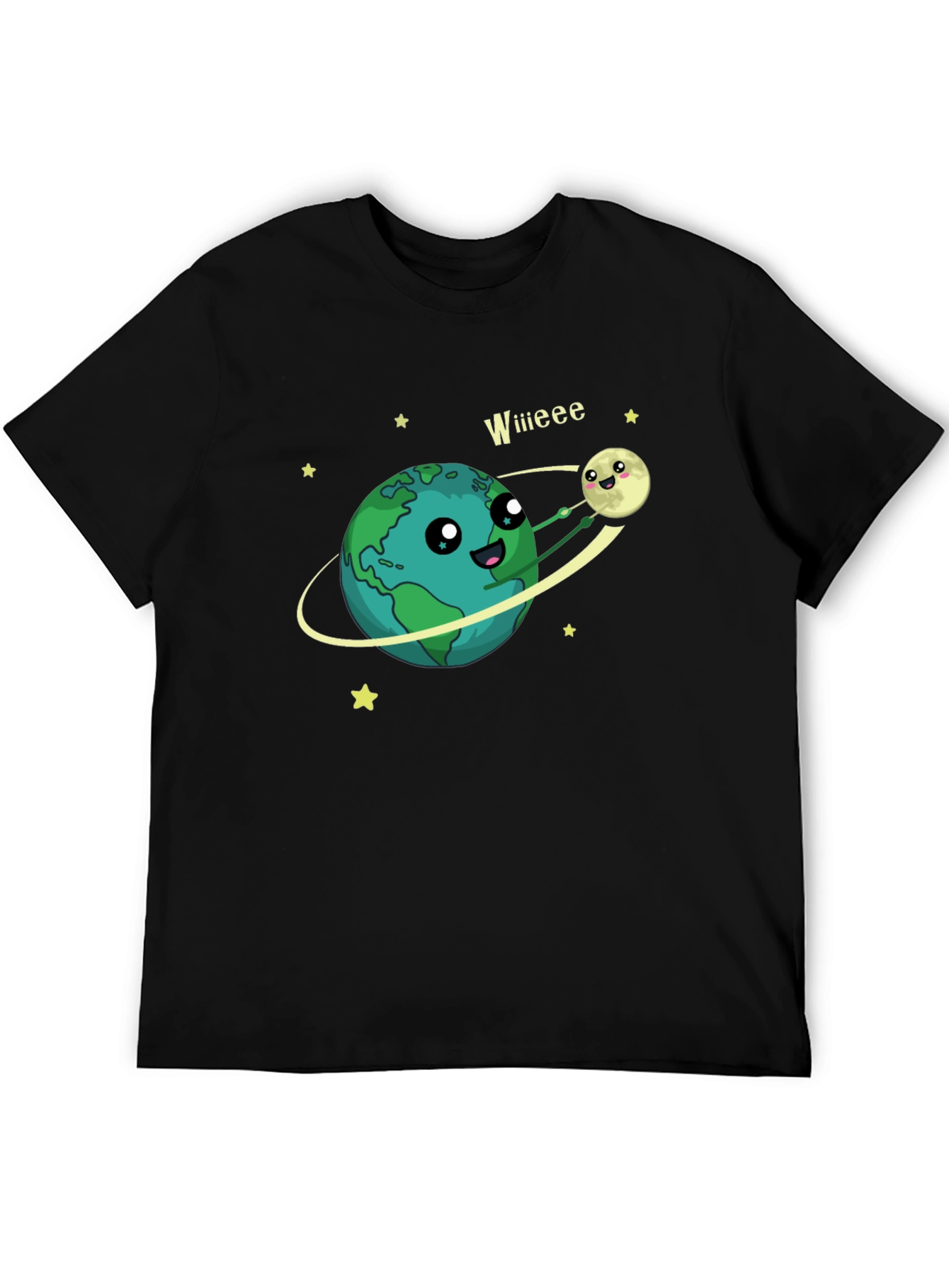 Planet Hugger T-Shirt - Black Graphic Tee