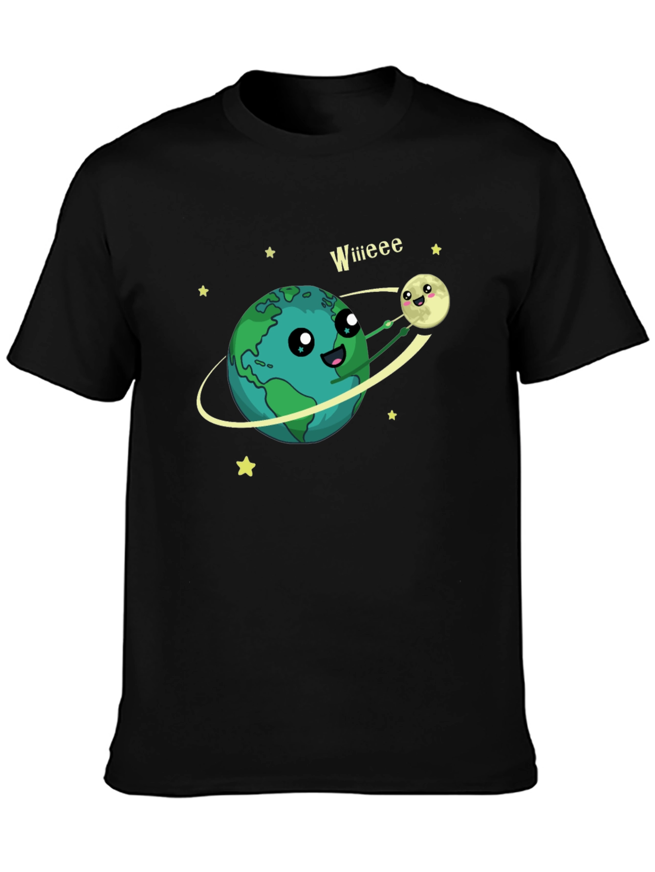 Planet Hugger T-Shirt - Black Graphic Tee