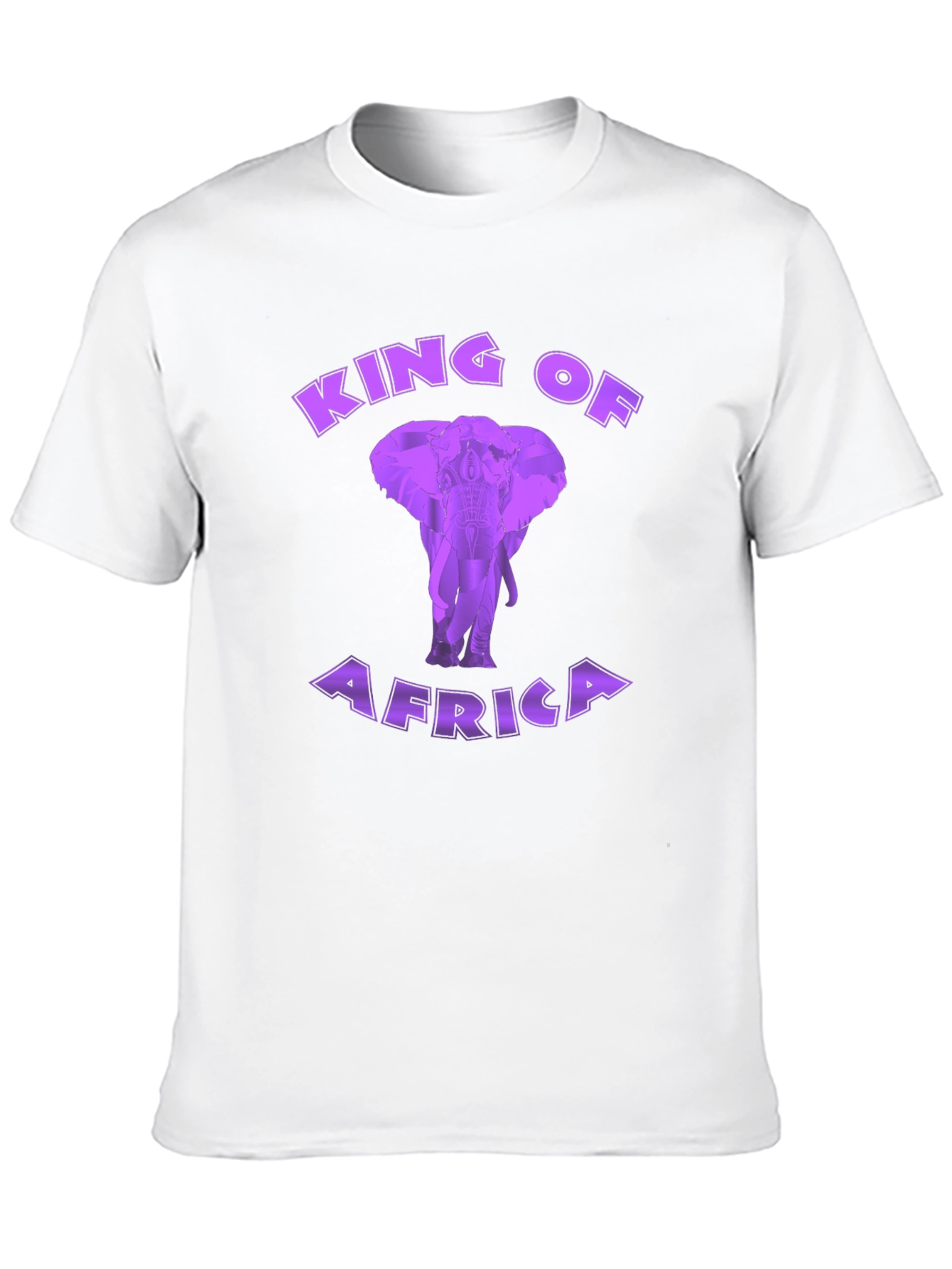 King of Africa Elephant Graphic T-Shirt