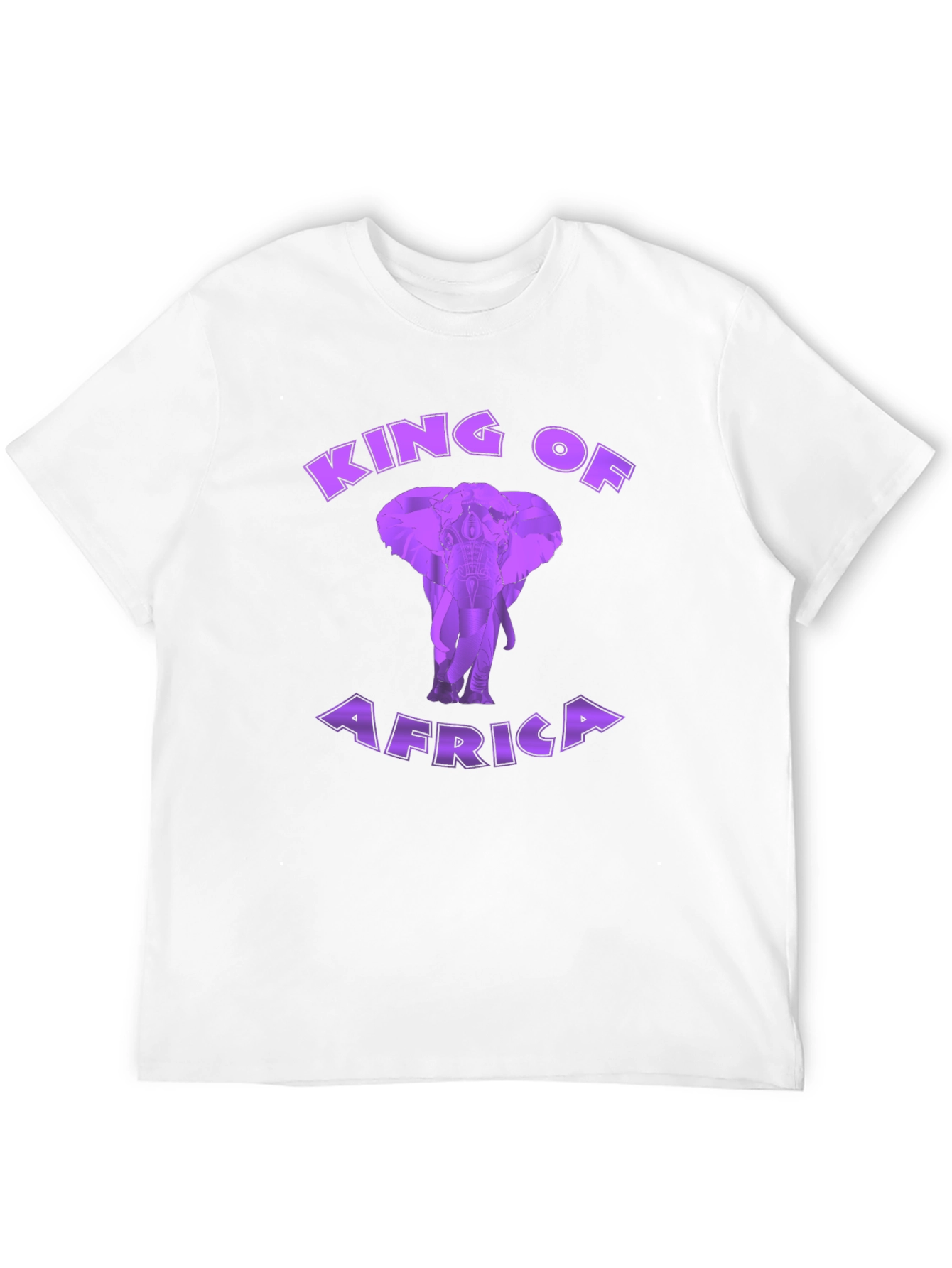 King of Africa Elephant Graphic T-Shirt