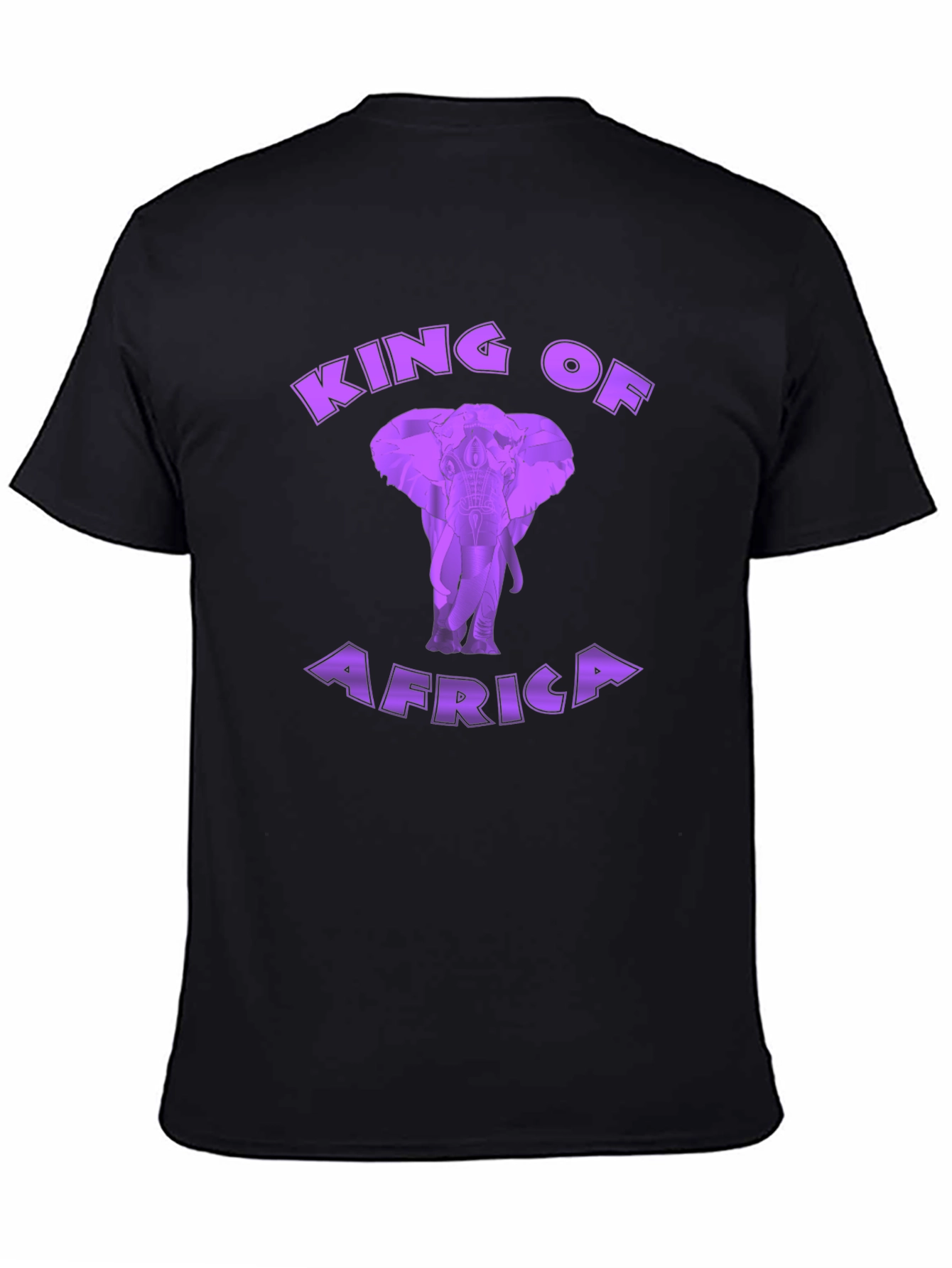 King of Africa Elephant Graphic T-Shirt