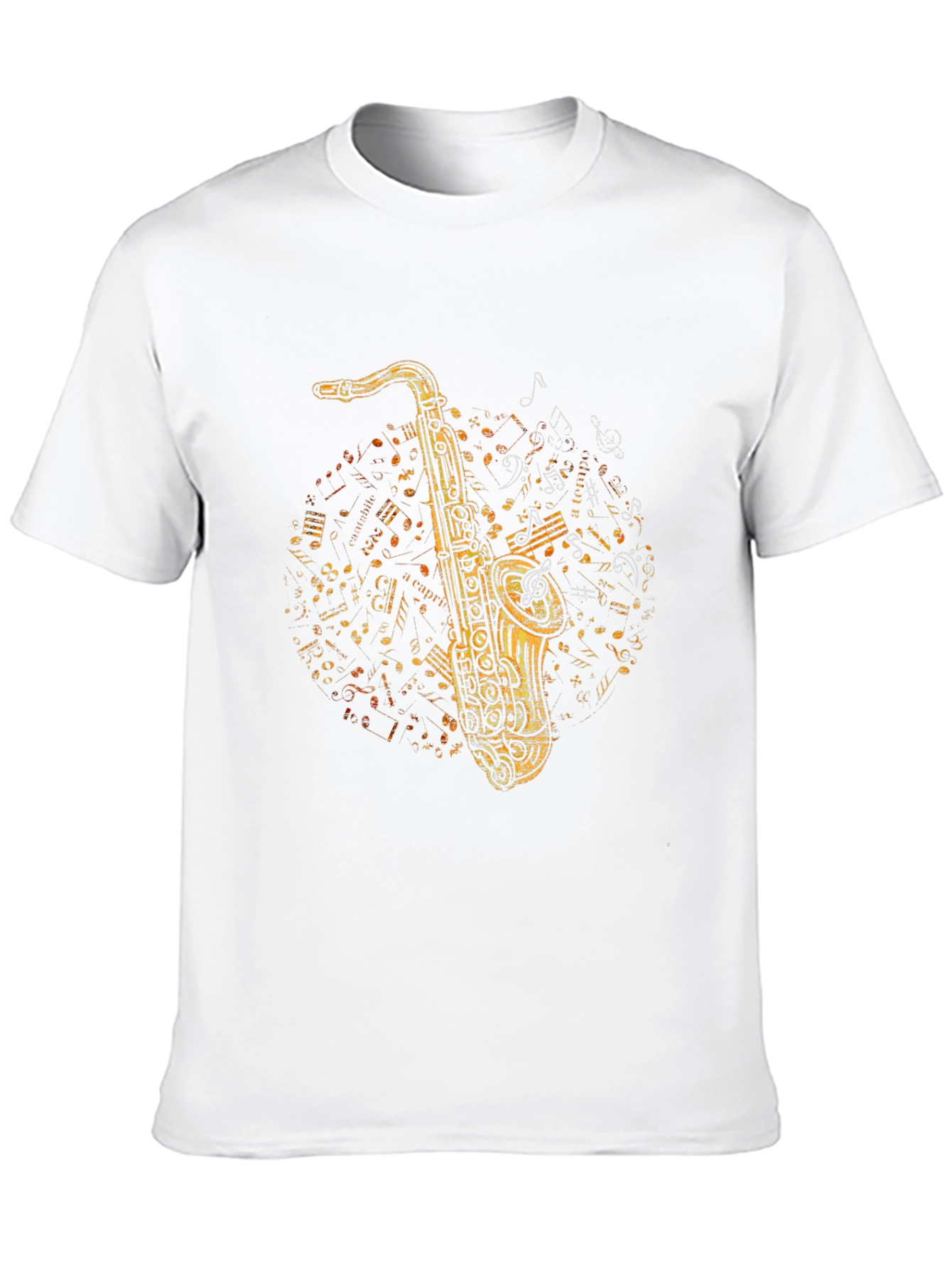 Saxophone Music T-Shirt - Stylish Musician Tee