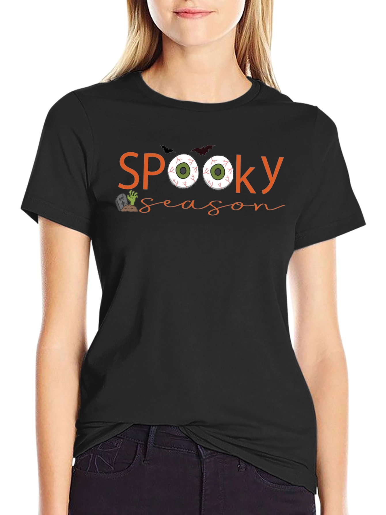 Spooky Season Graphic Tee - Halloween Style