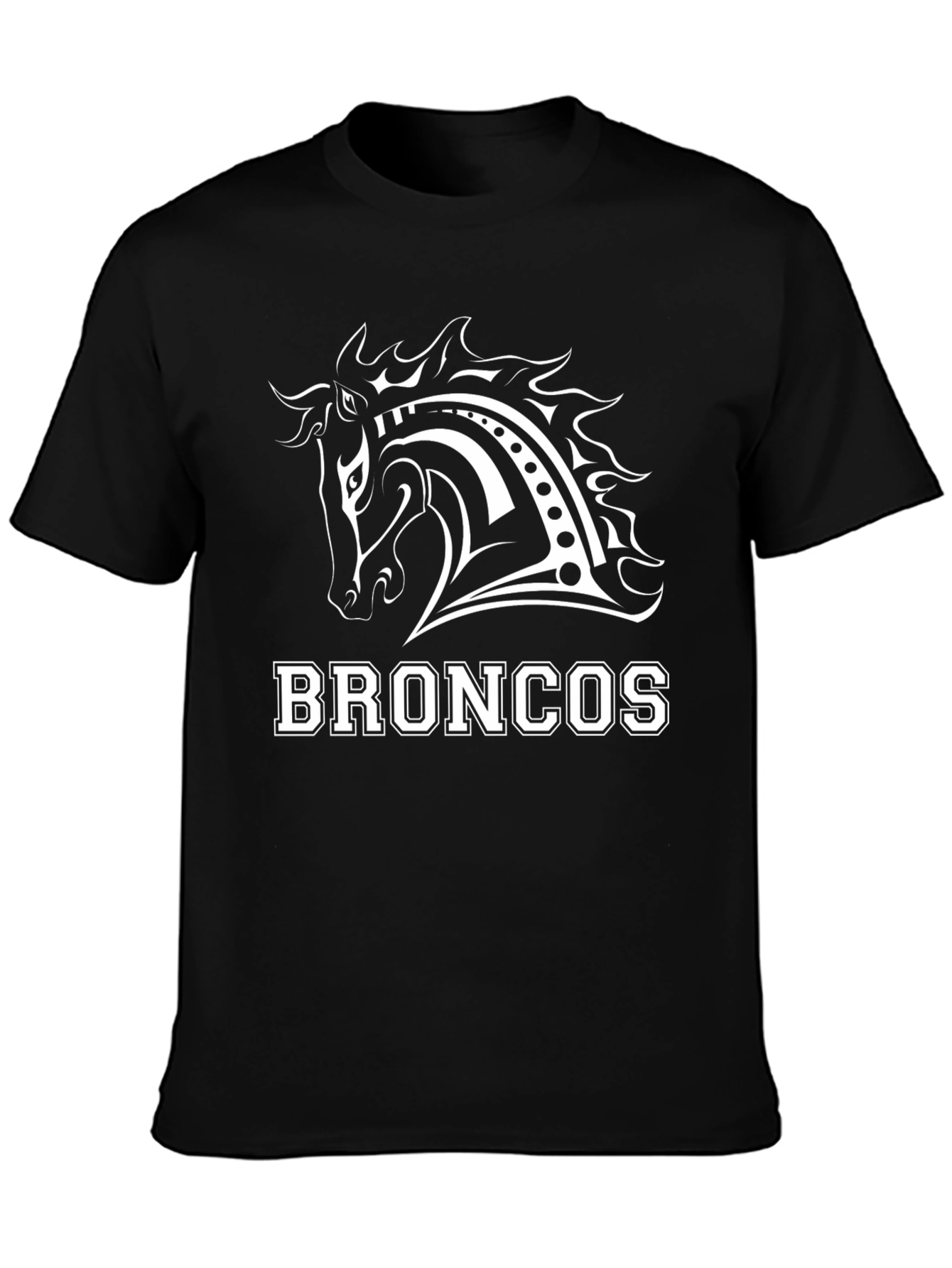 Broncos Horse Graphic Tee - Black T-Shirt