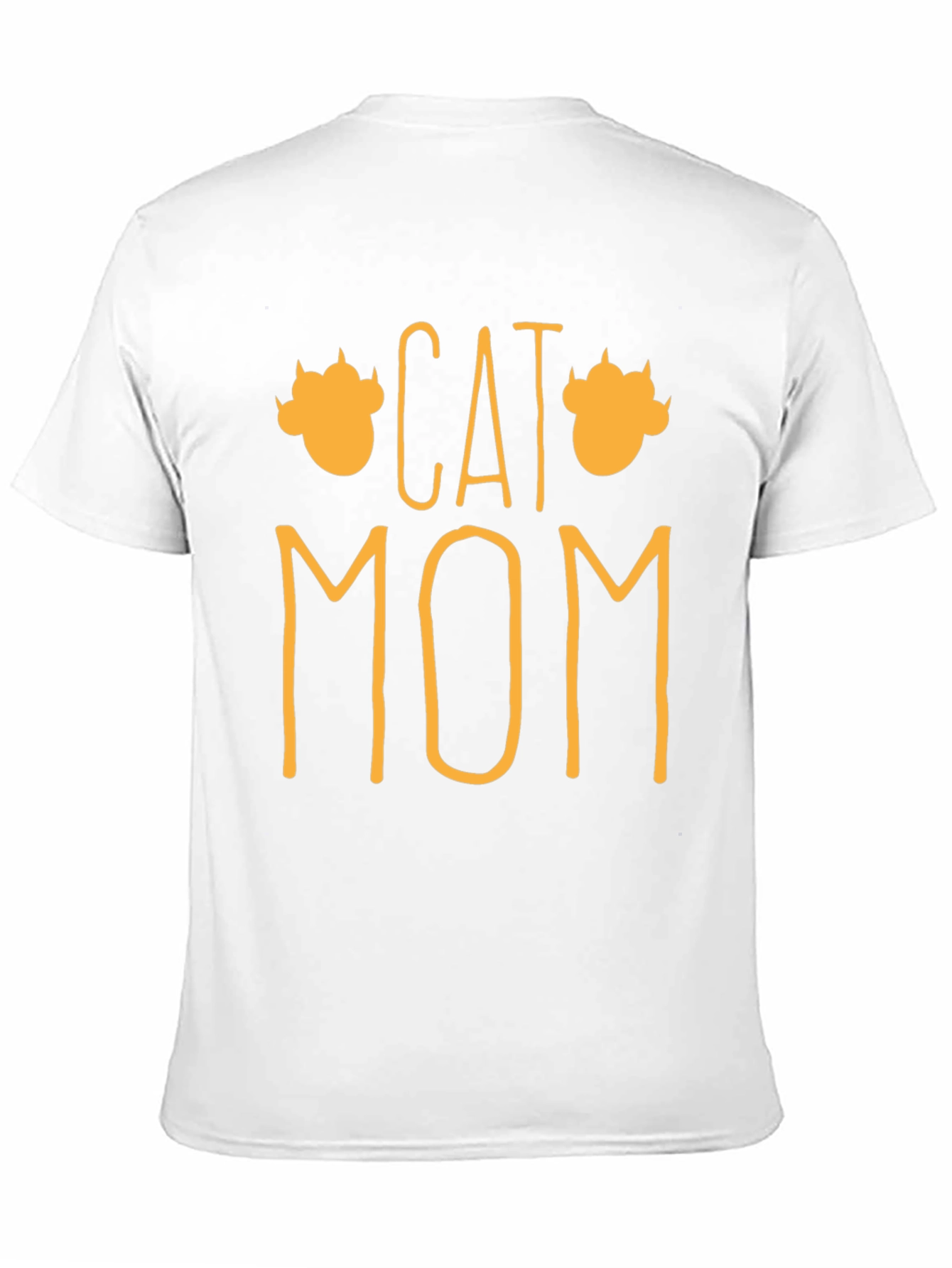 Cat Mom Graphic T-Shirt - Black