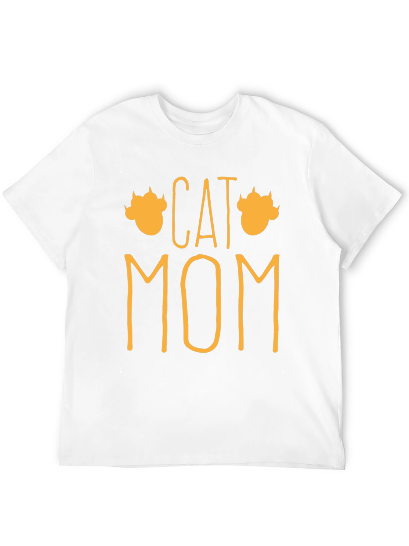 Cat Mom Graphic T-Shirt - Black