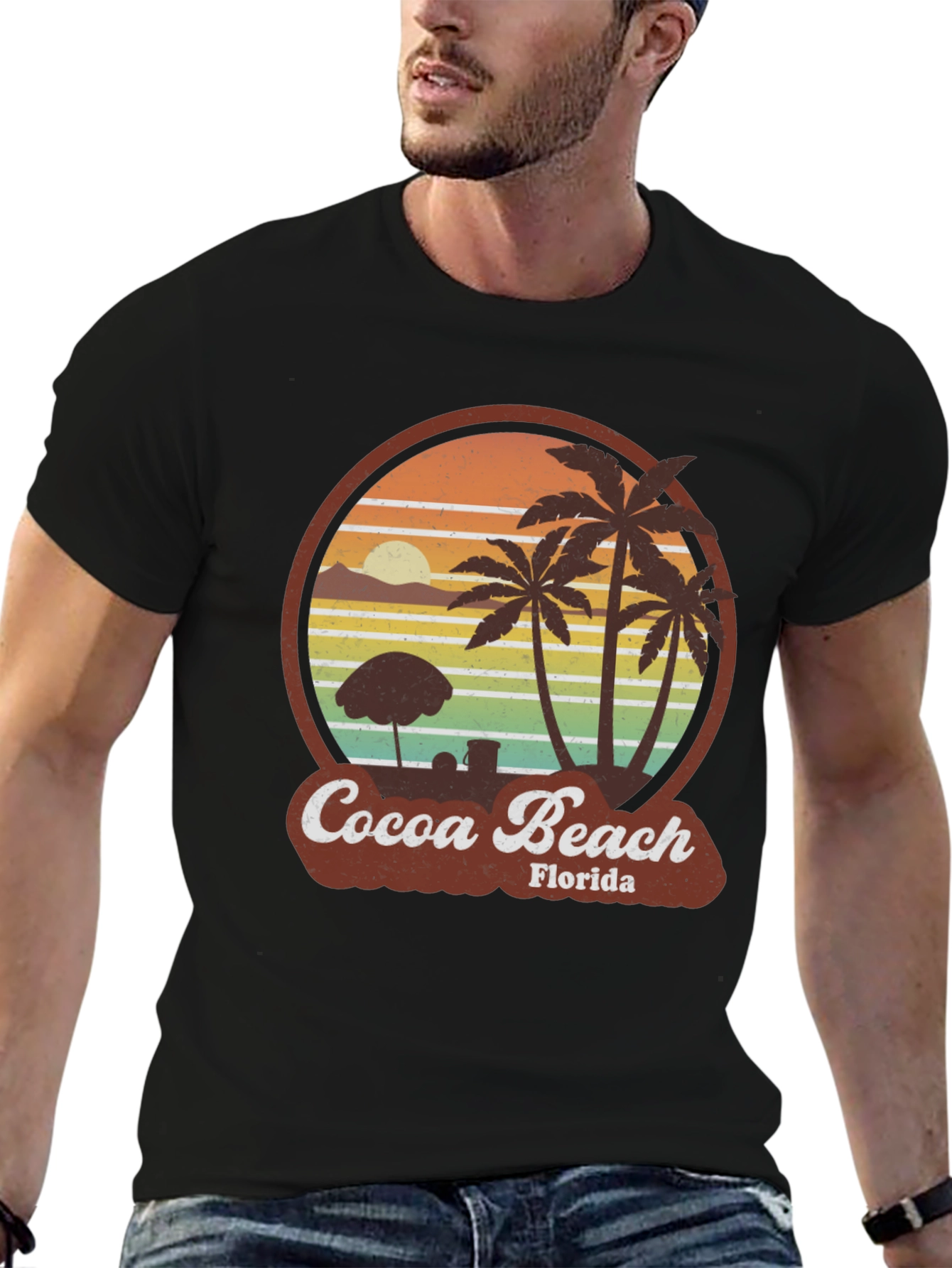 Retro Cocoa Beach Florida T-Shirt