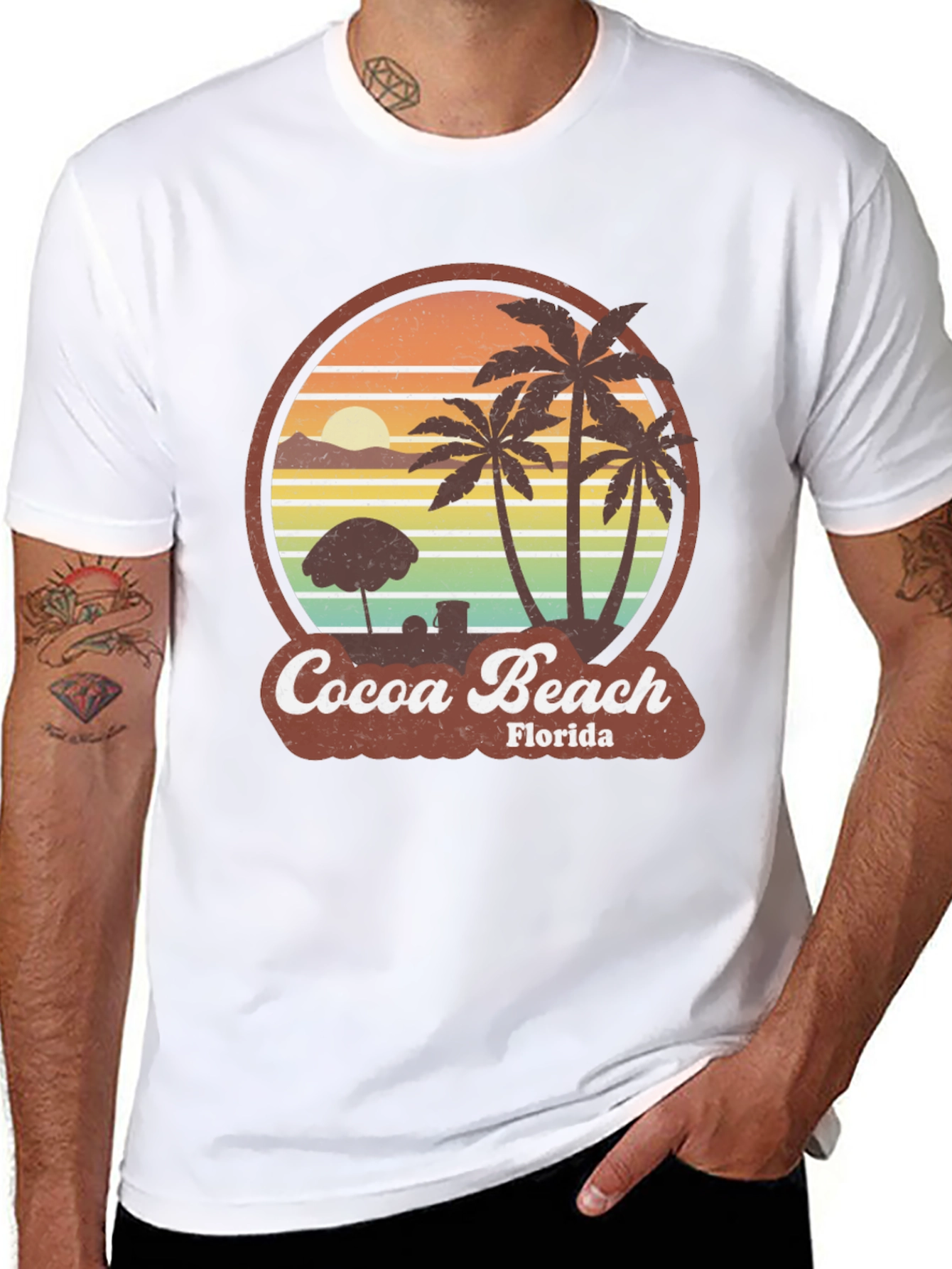 Retro Cocoa Beach Florida T-Shirt