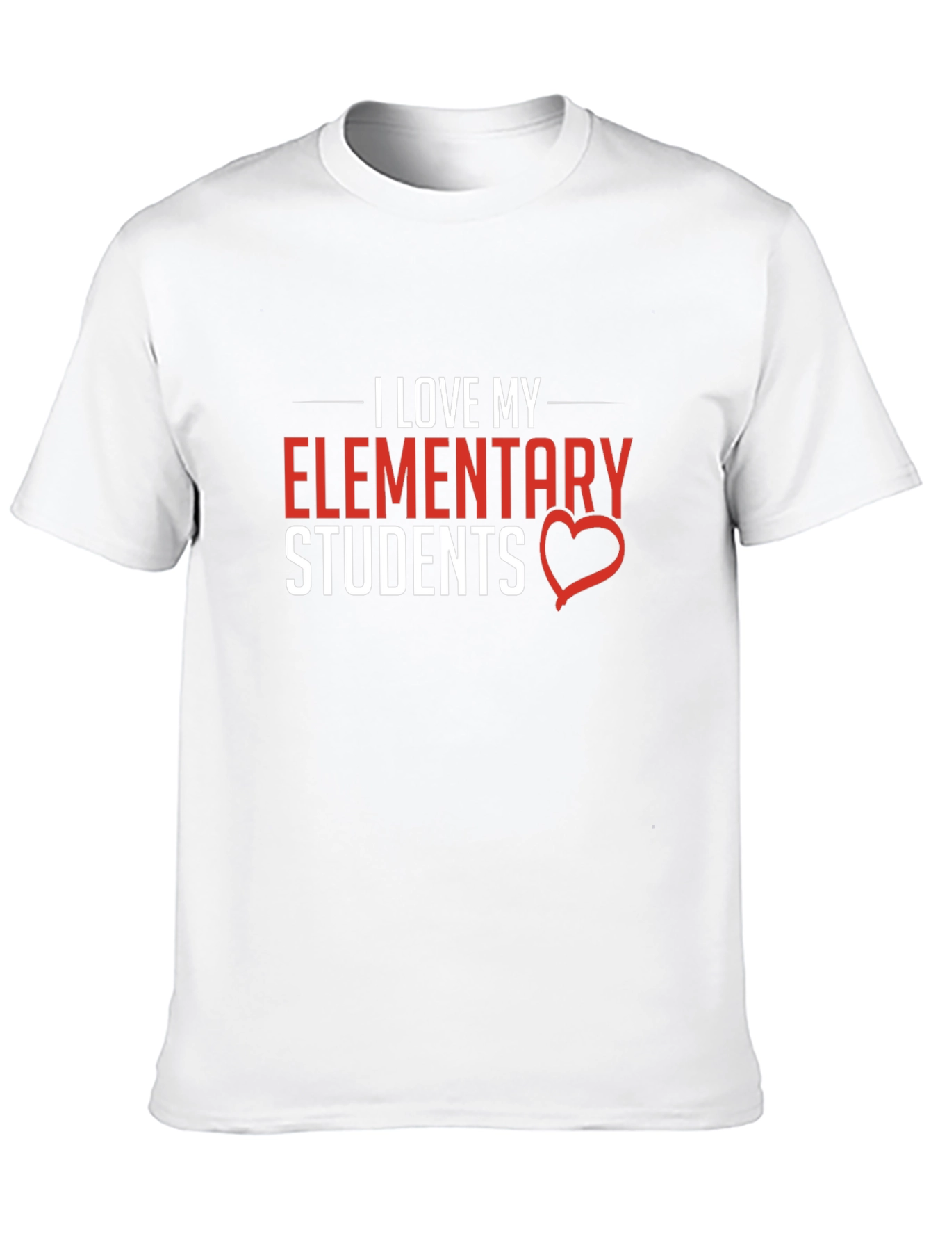 I Love My Elementary Students Graphic T-Shirt