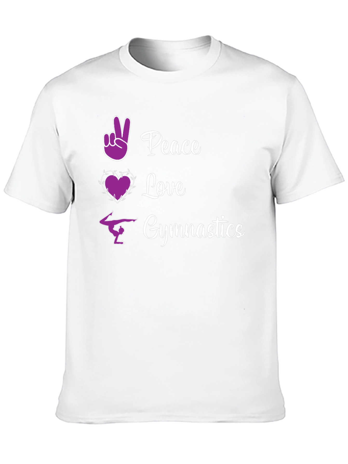 Peace Love Gymnastics Graphic Tee