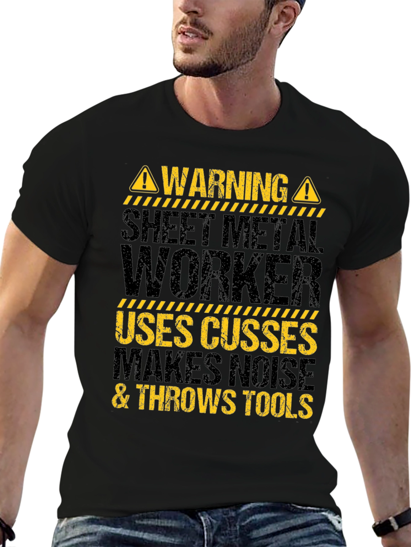 Warning Sheet Metal Worker T-Shirt