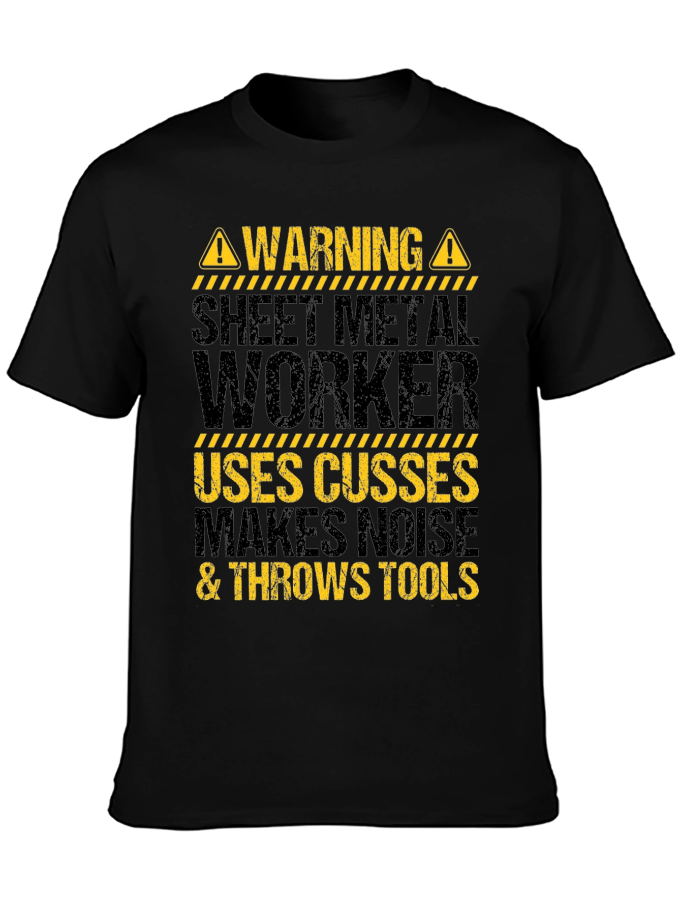 Warning Sheet Metal Worker T-Shirt