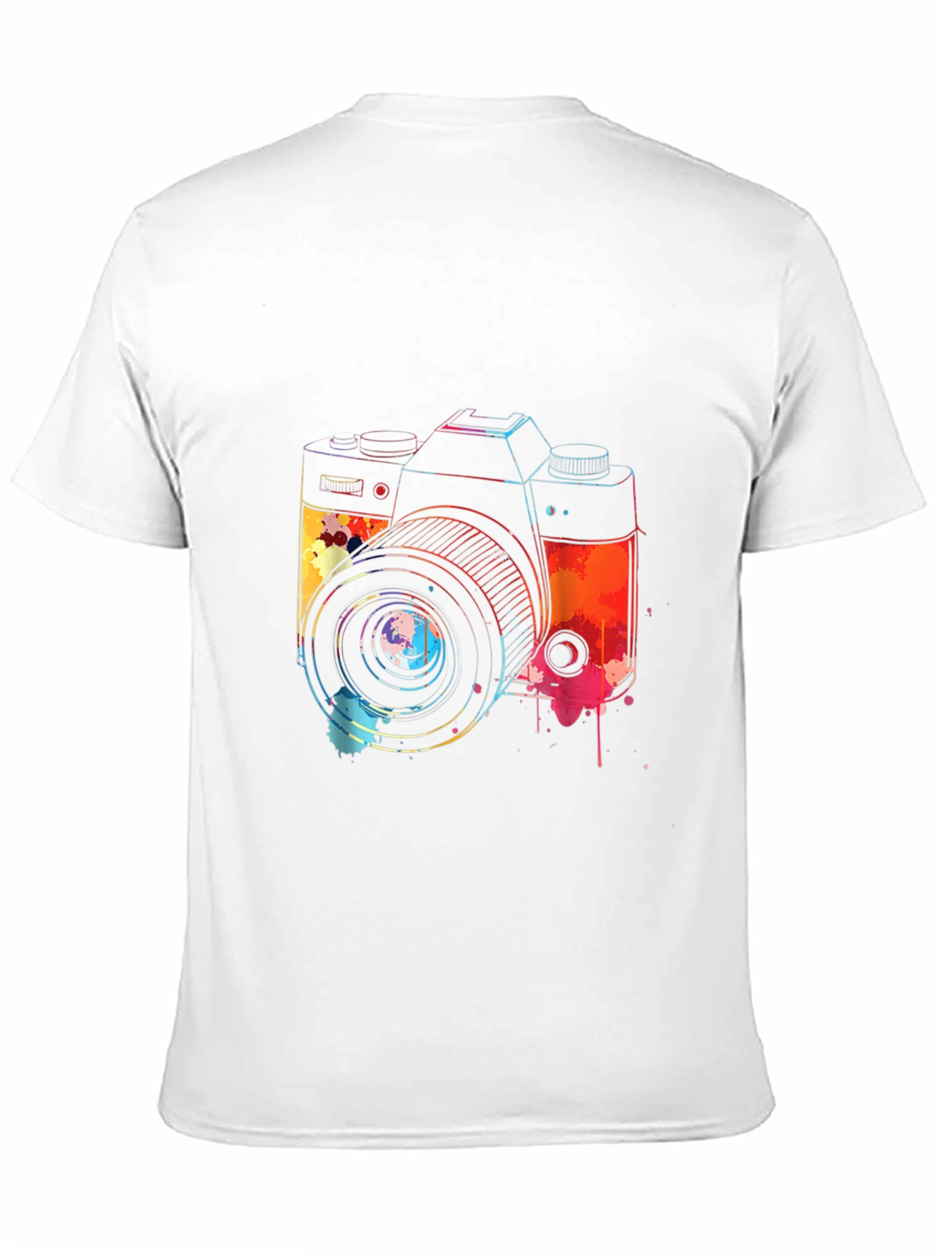 Camera Graphic Tee - Artistic Style
