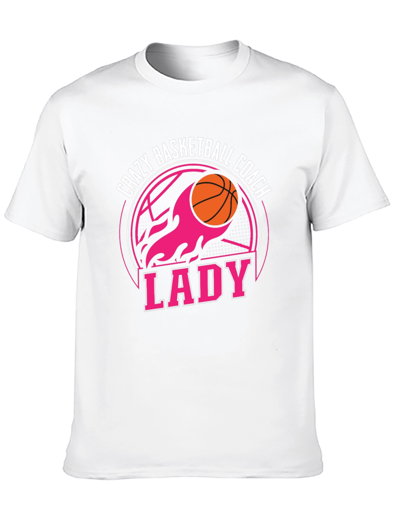 Crazy Basketball Coach Lady T-Shirt