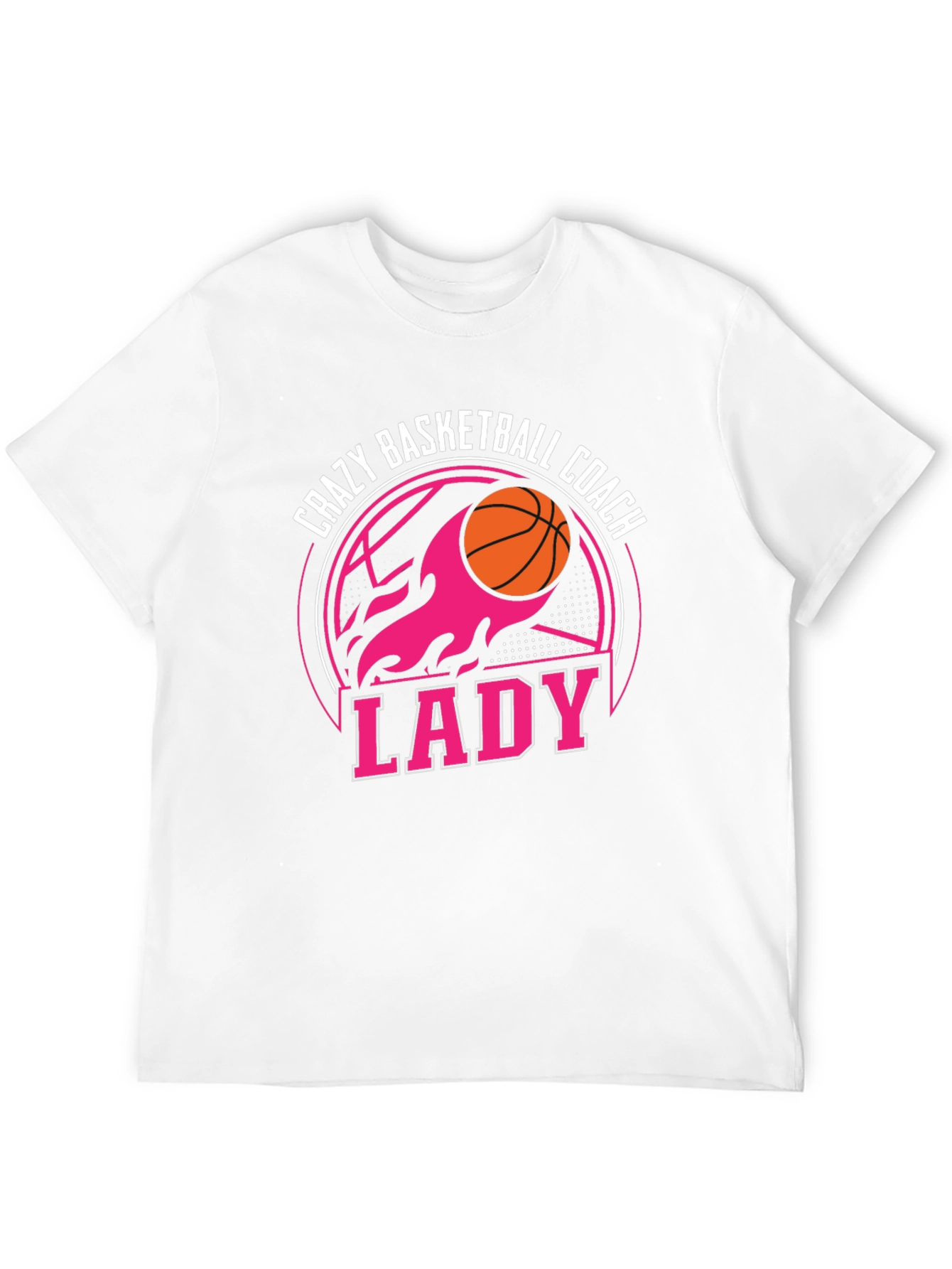 Crazy Basketball Coach Lady T-Shirt
