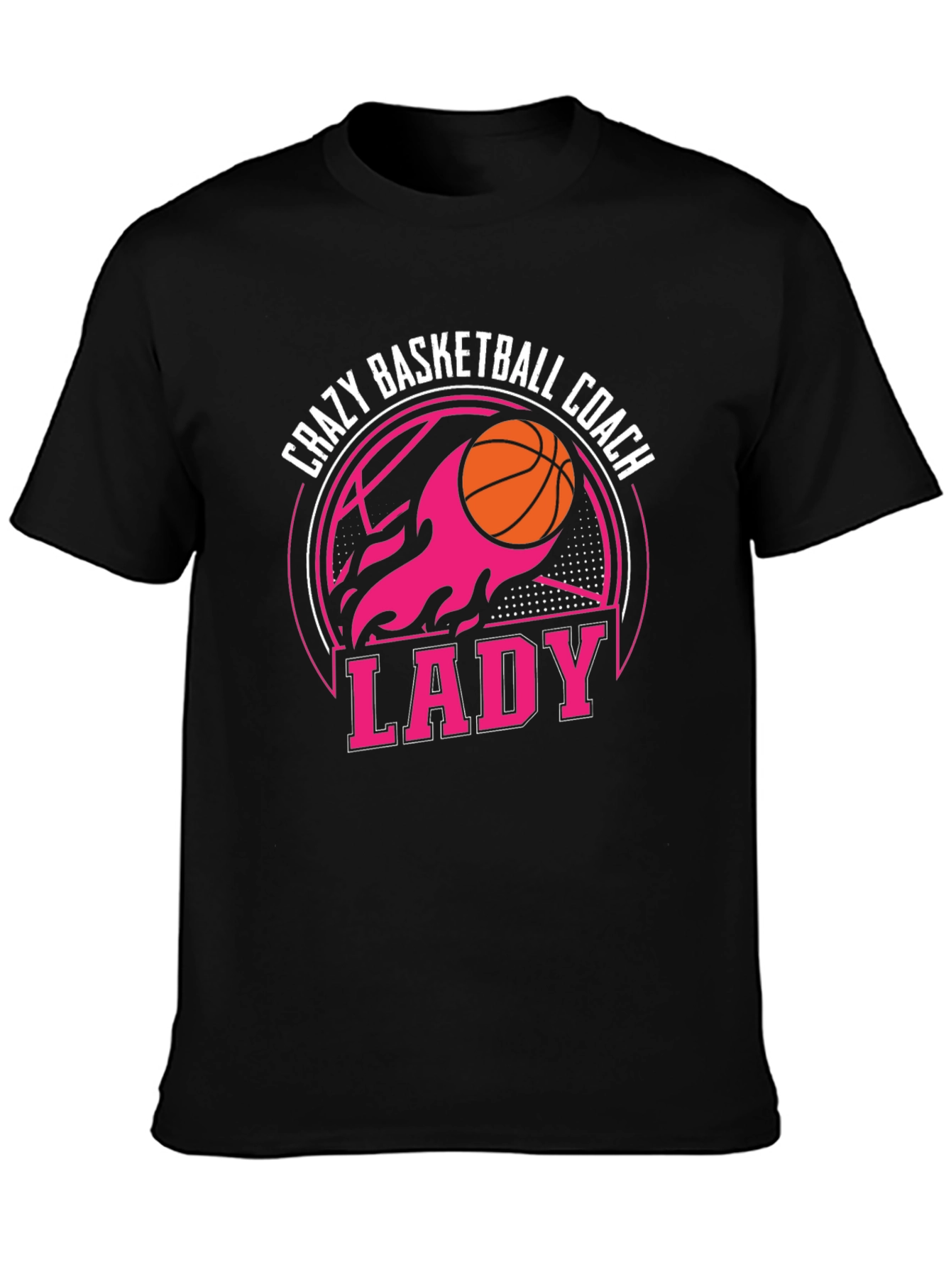 Crazy Basketball Coach Lady T-Shirt