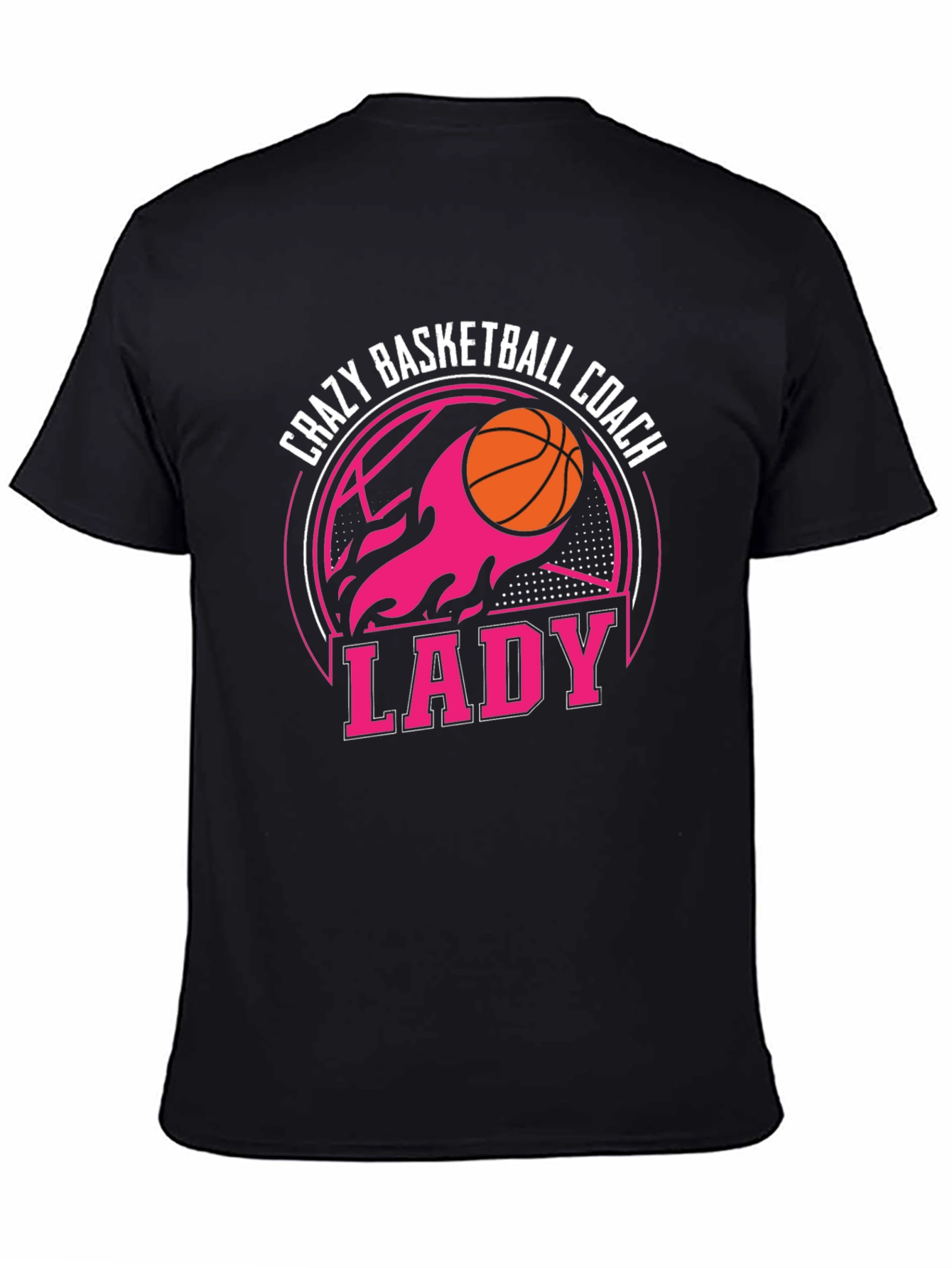 Crazy Basketball Coach Lady T-Shirt