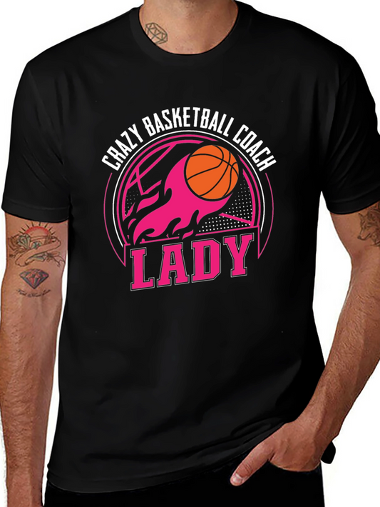 Crazy Basketball Coach Lady T-Shirt