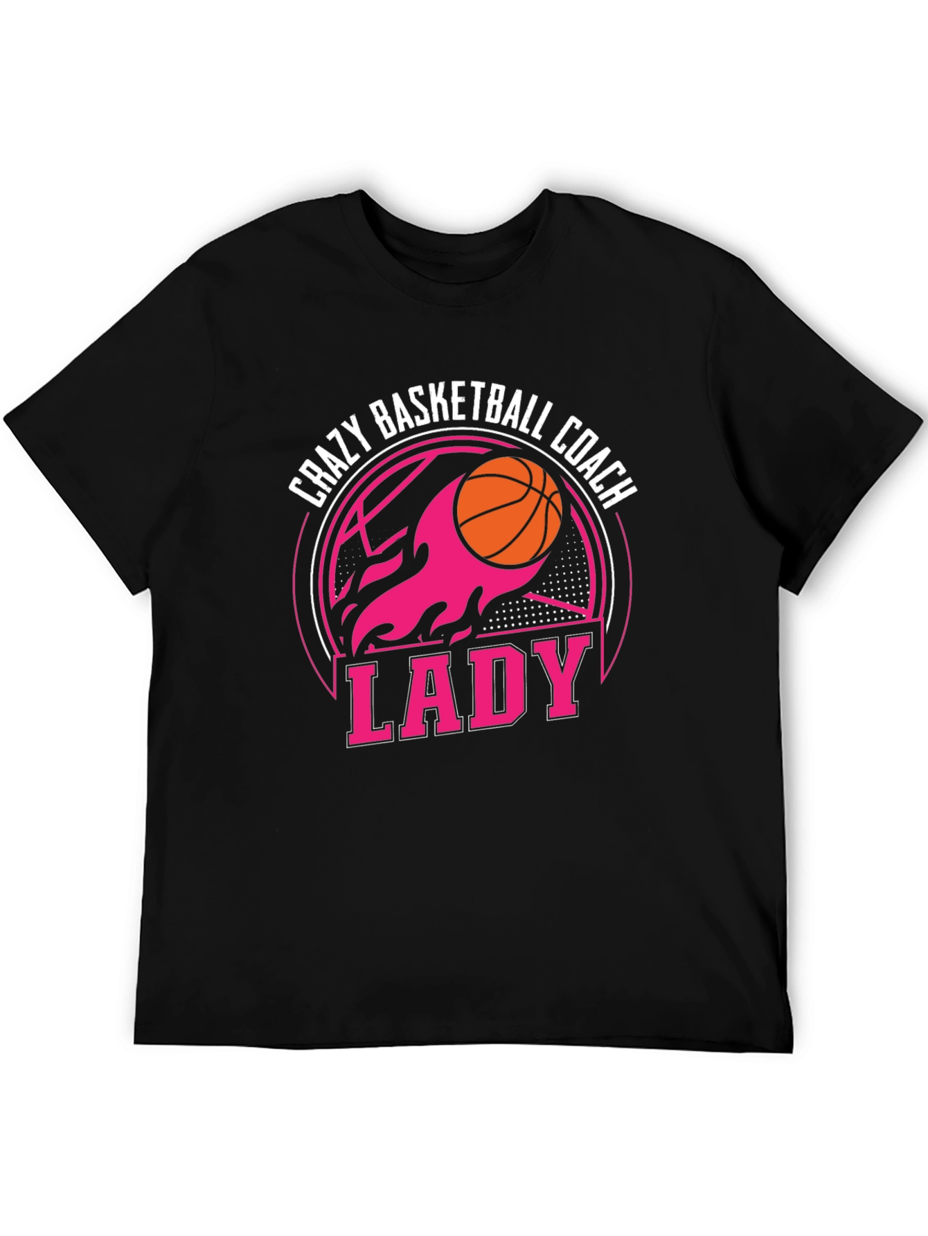Crazy Basketball Coach Lady T-Shirt