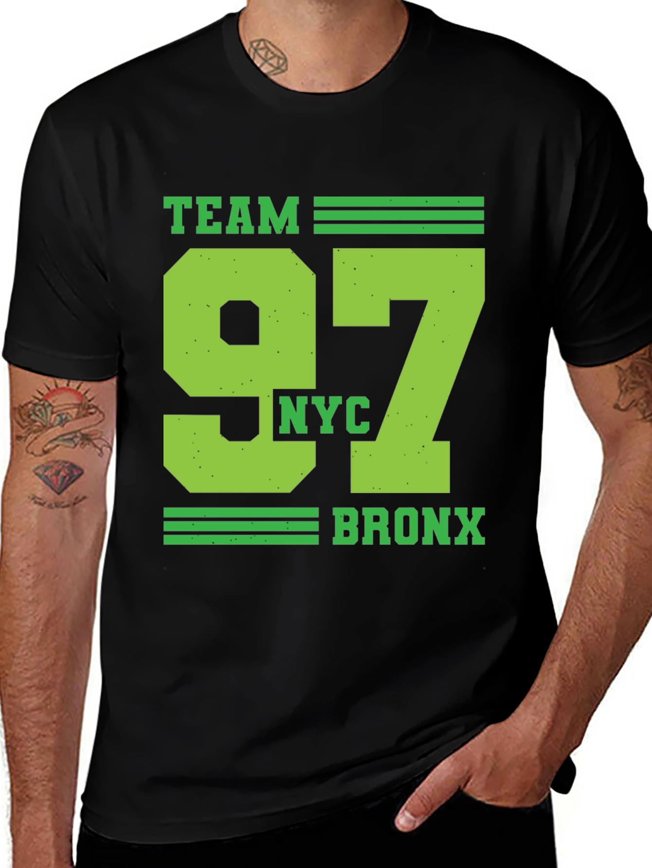 Team 97 NYC Bronx T-Shirt - Retro Graphic Tee