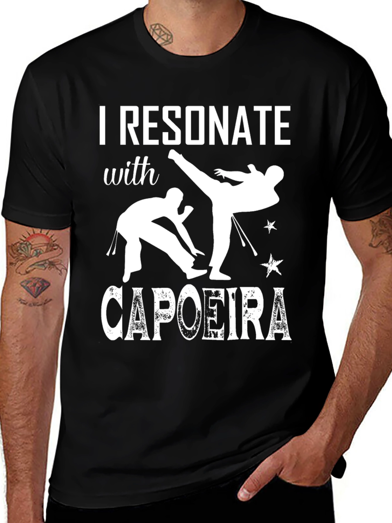 Capoeira T-Shirt - I Resonate with Capoeira Design