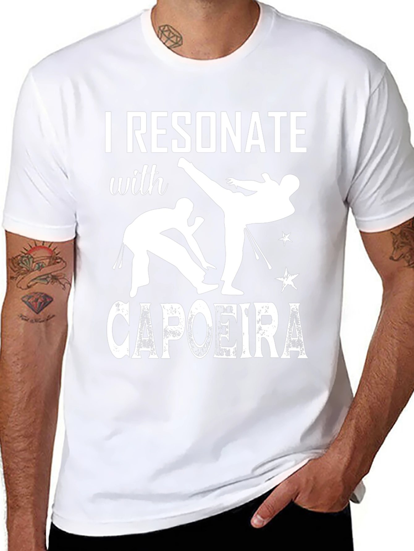 Capoeira T-Shirt - I Resonate with Capoeira Design