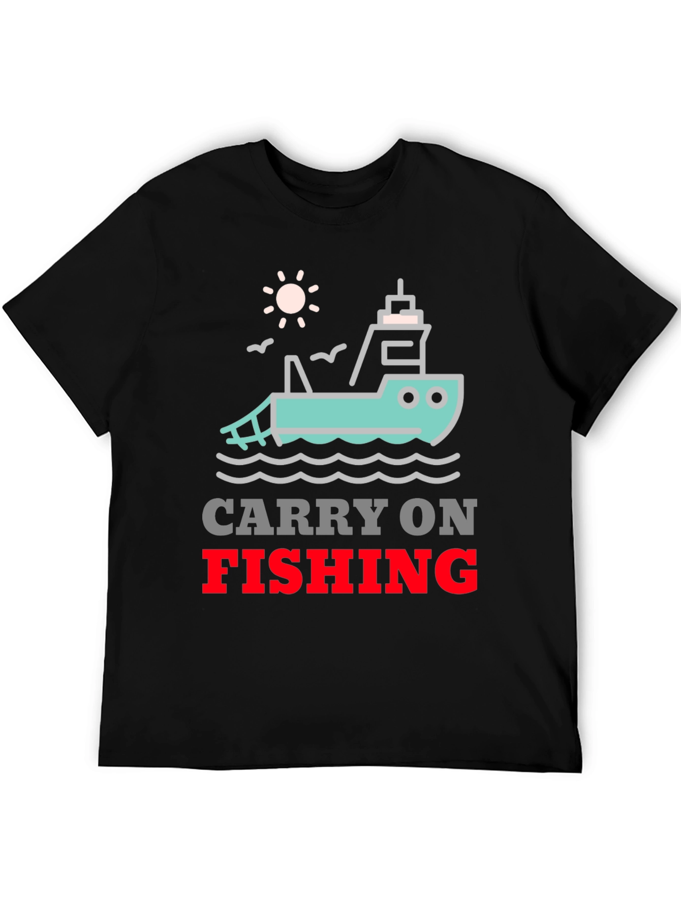 Carry On Fishing Graphic T-Shirt