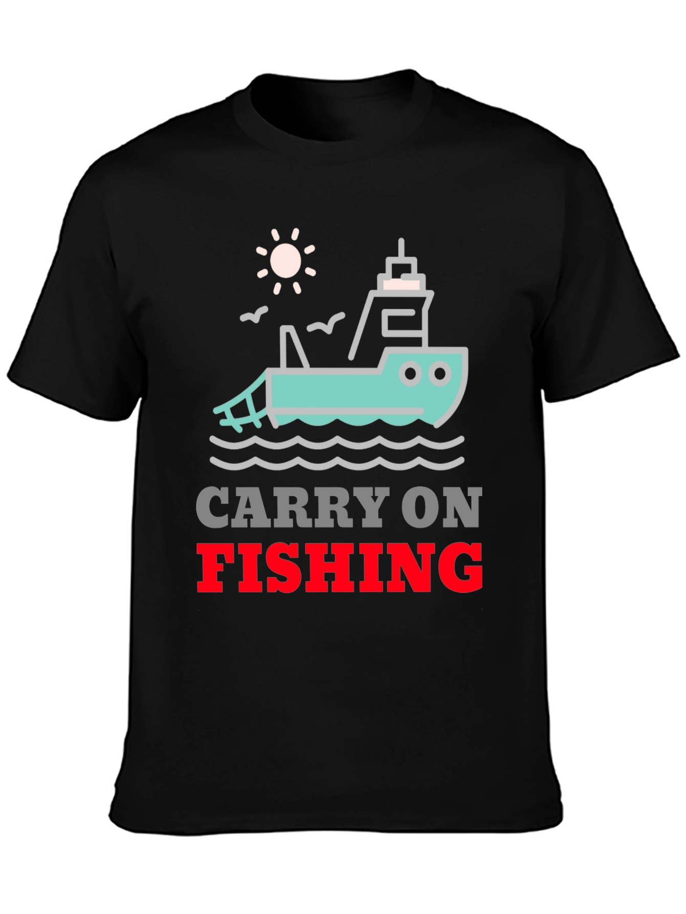 Carry On Fishing Graphic T-Shirt