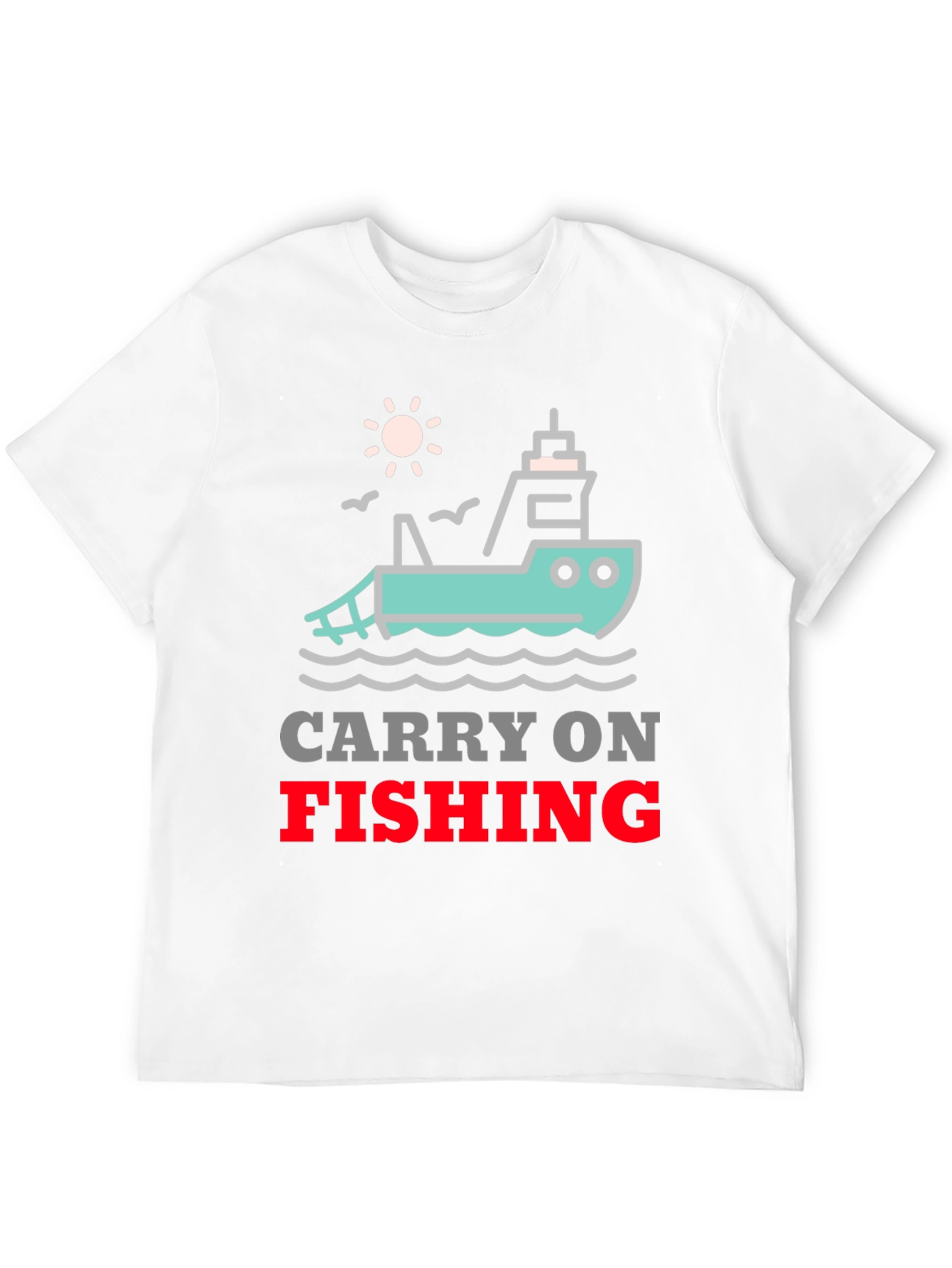 Carry On Fishing Graphic T-Shirt