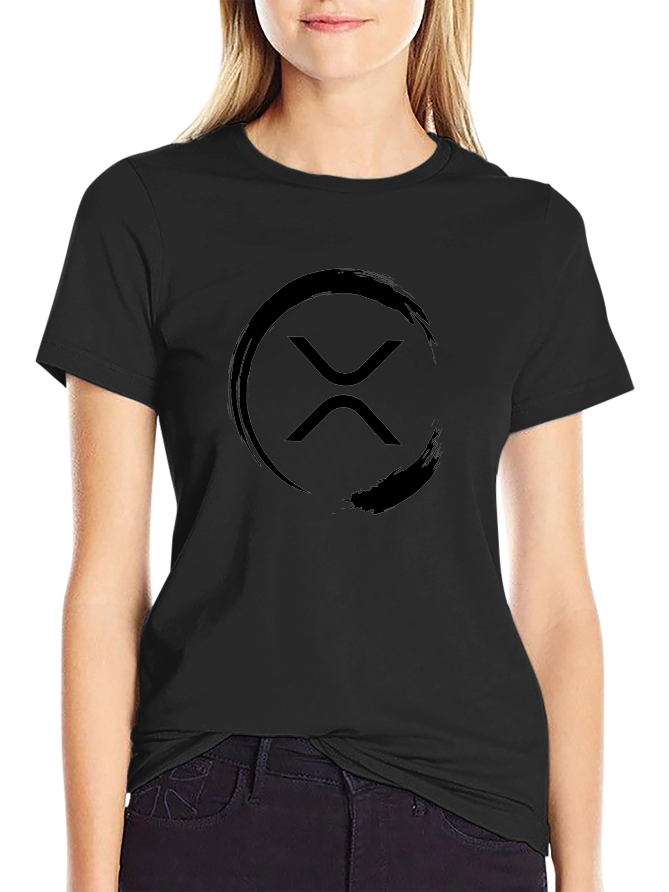 Zen Ripple Black T-Shirt