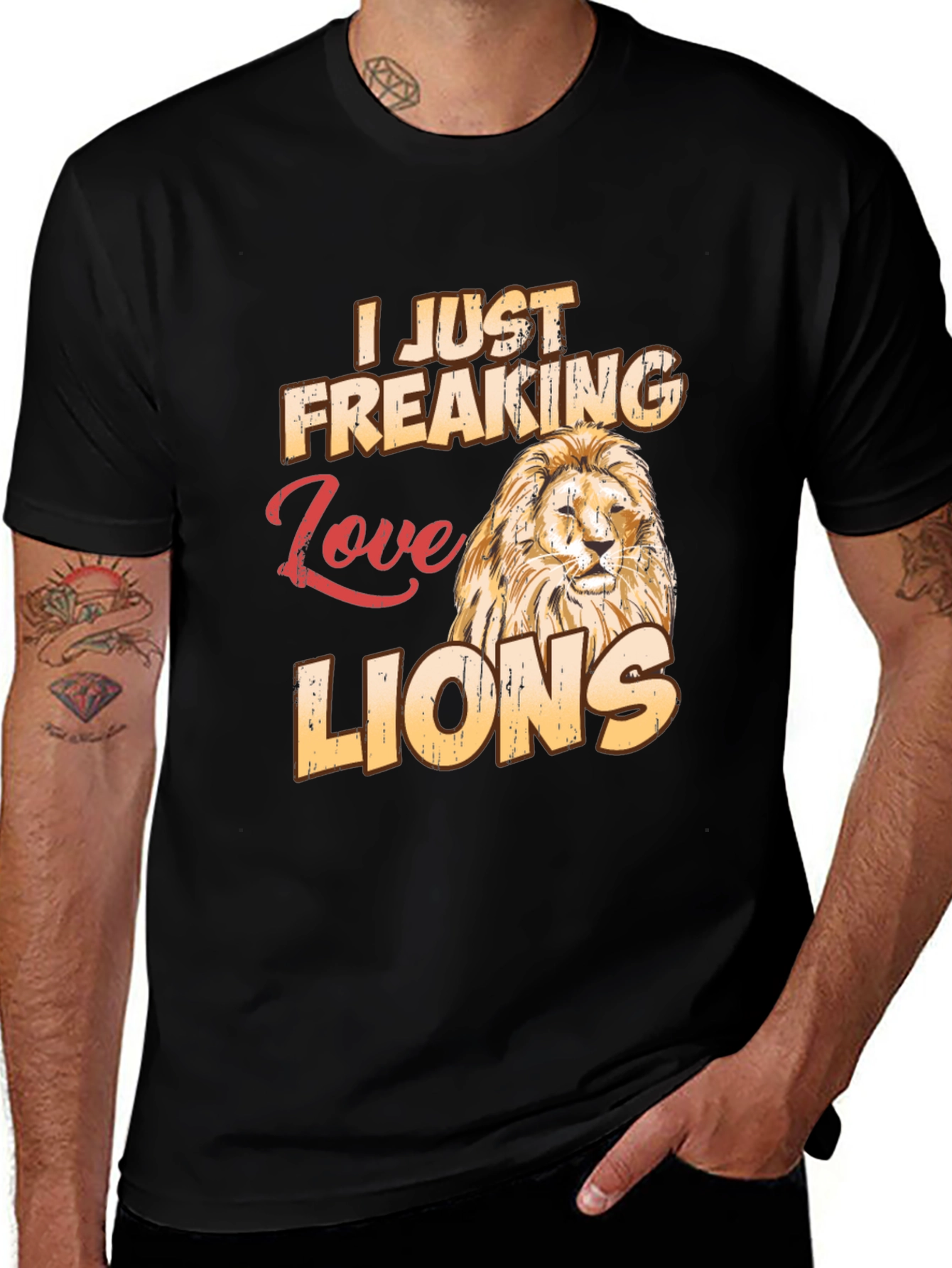 I Just Freaking Love Lions T-Shirt