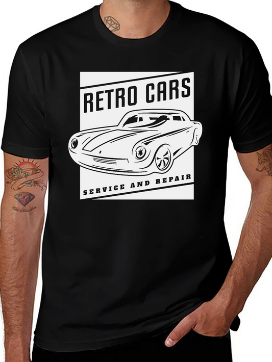 Retro Cars Service & Repair T-Shirt