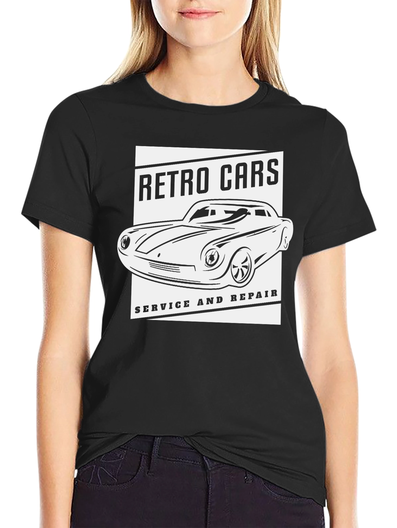 Retro Cars Service & Repair T-Shirt