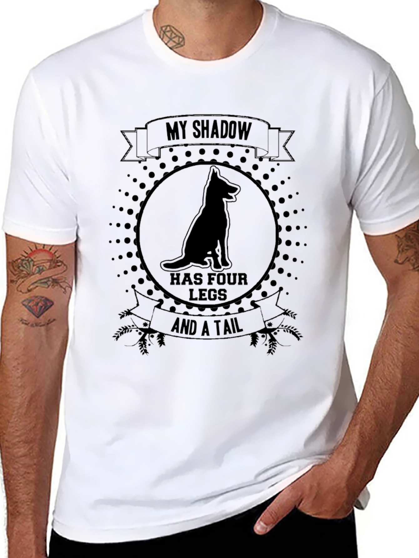 My Shadow Has Four Legs & A Tail T-Shirt