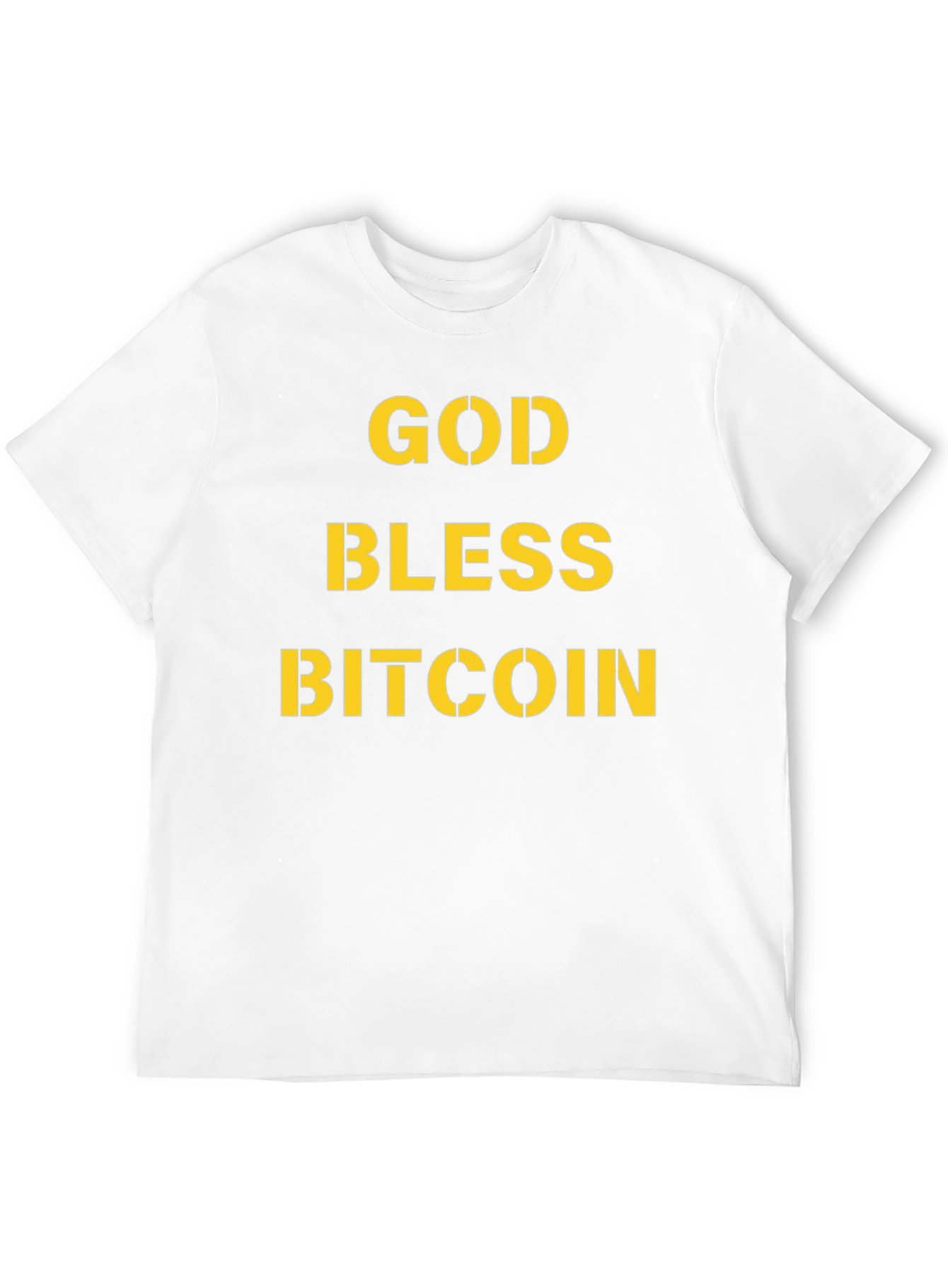 God Bless Bitcoin T-Shirt - Crypto Enthusiast Apparel