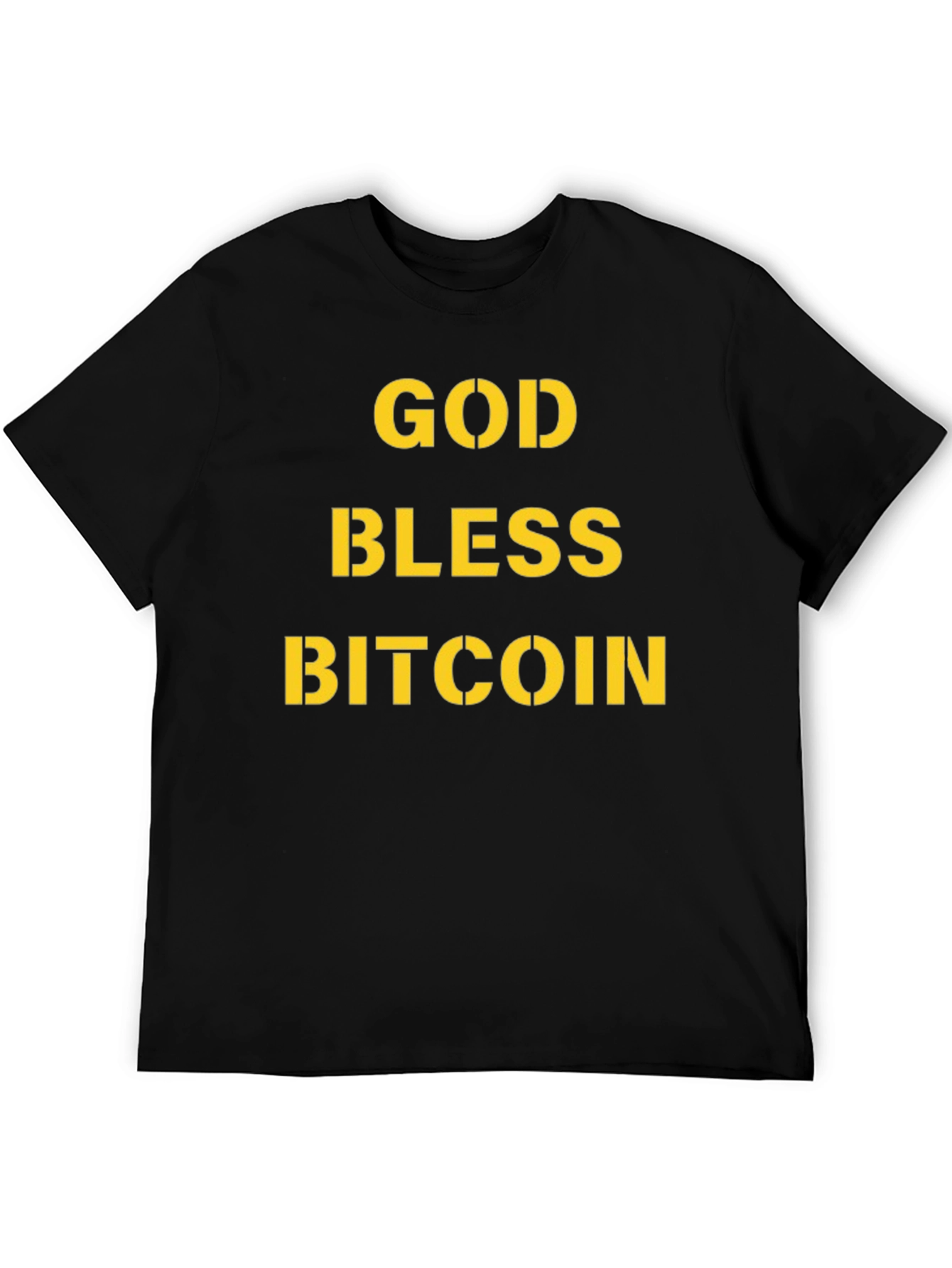 God Bless Bitcoin T-Shirt - Crypto Enthusiast Apparel