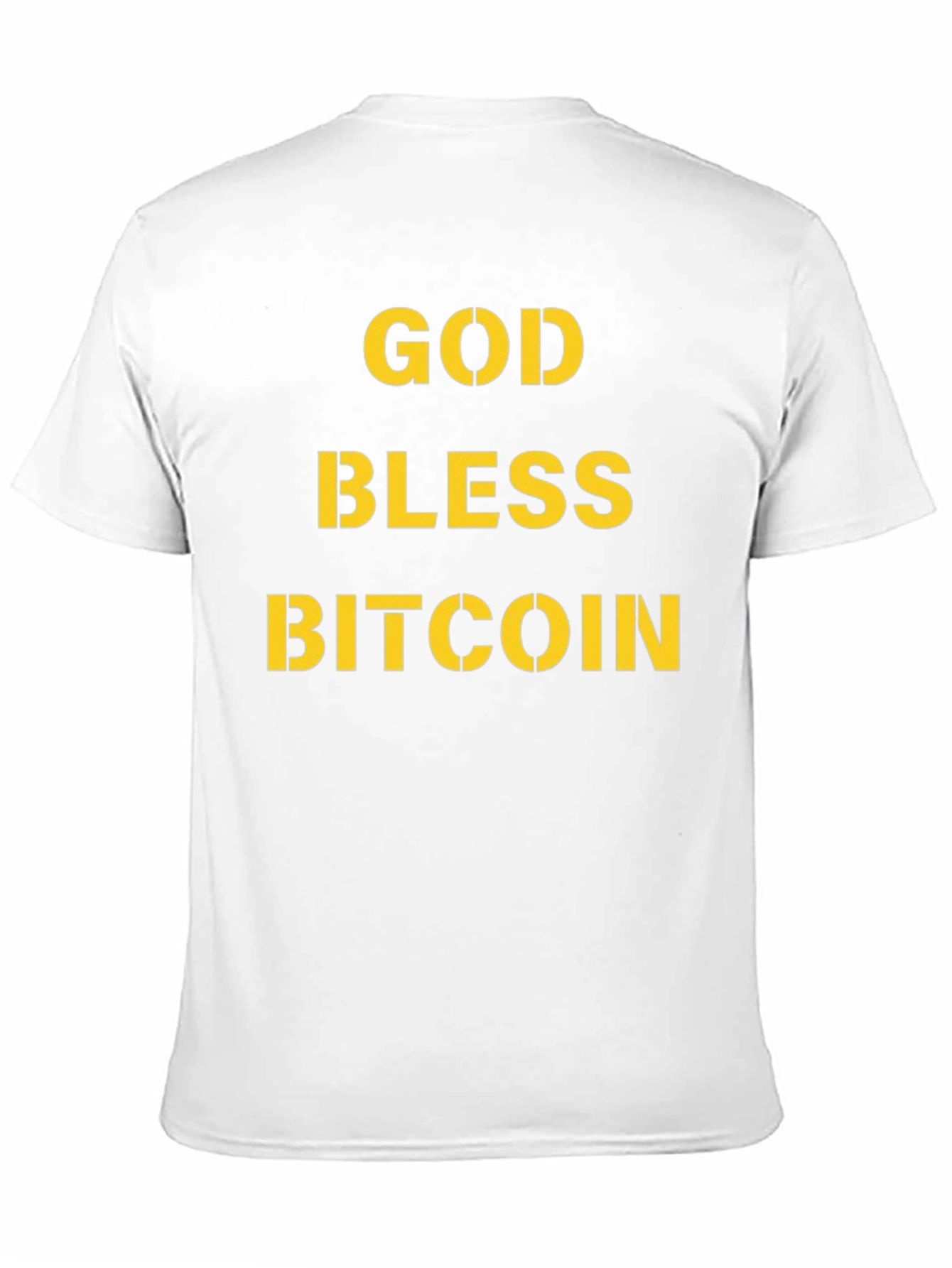 God Bless Bitcoin T-Shirt - Crypto Enthusiast Apparel