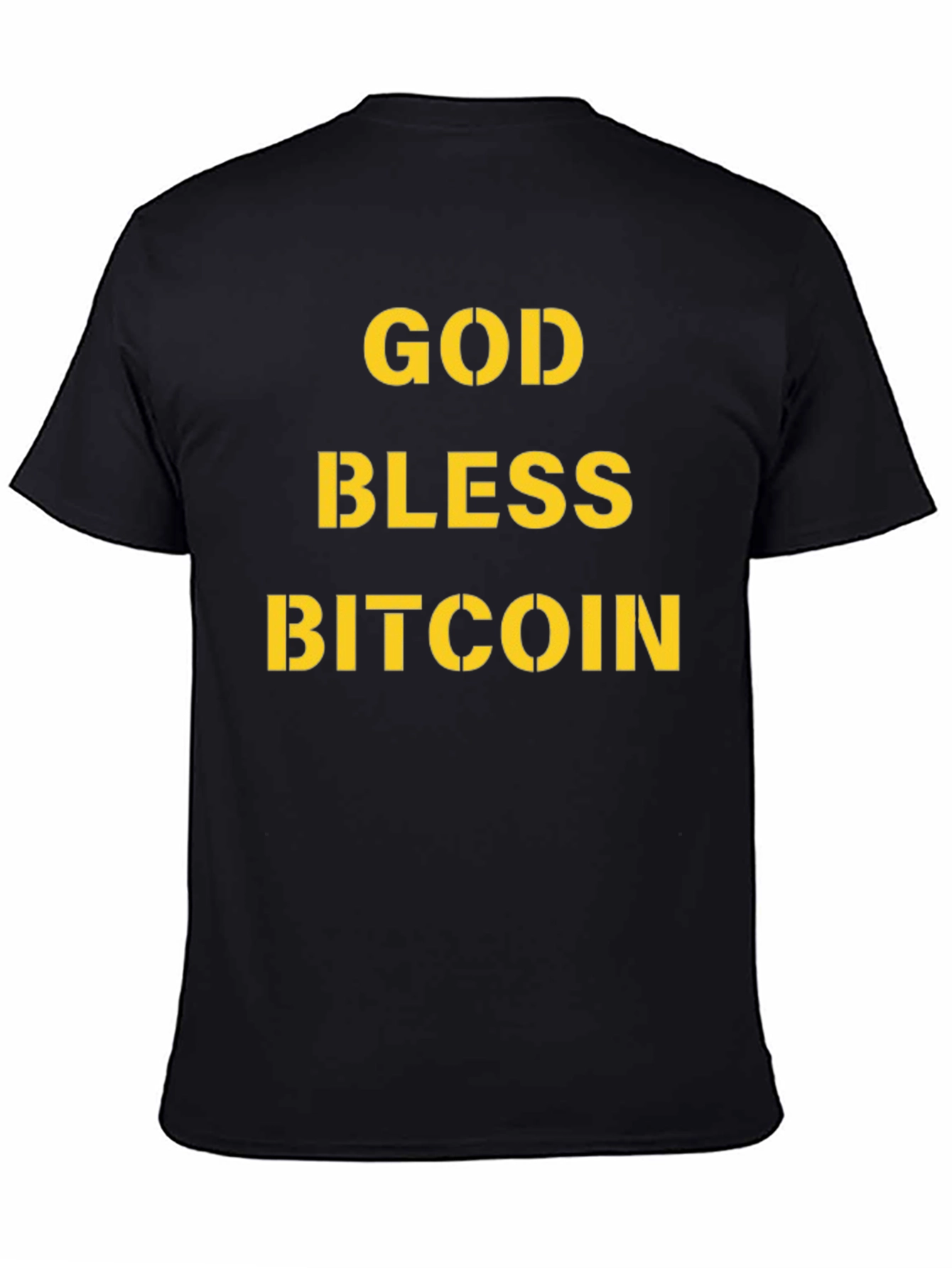 God Bless Bitcoin T-Shirt - Crypto Enthusiast Apparel