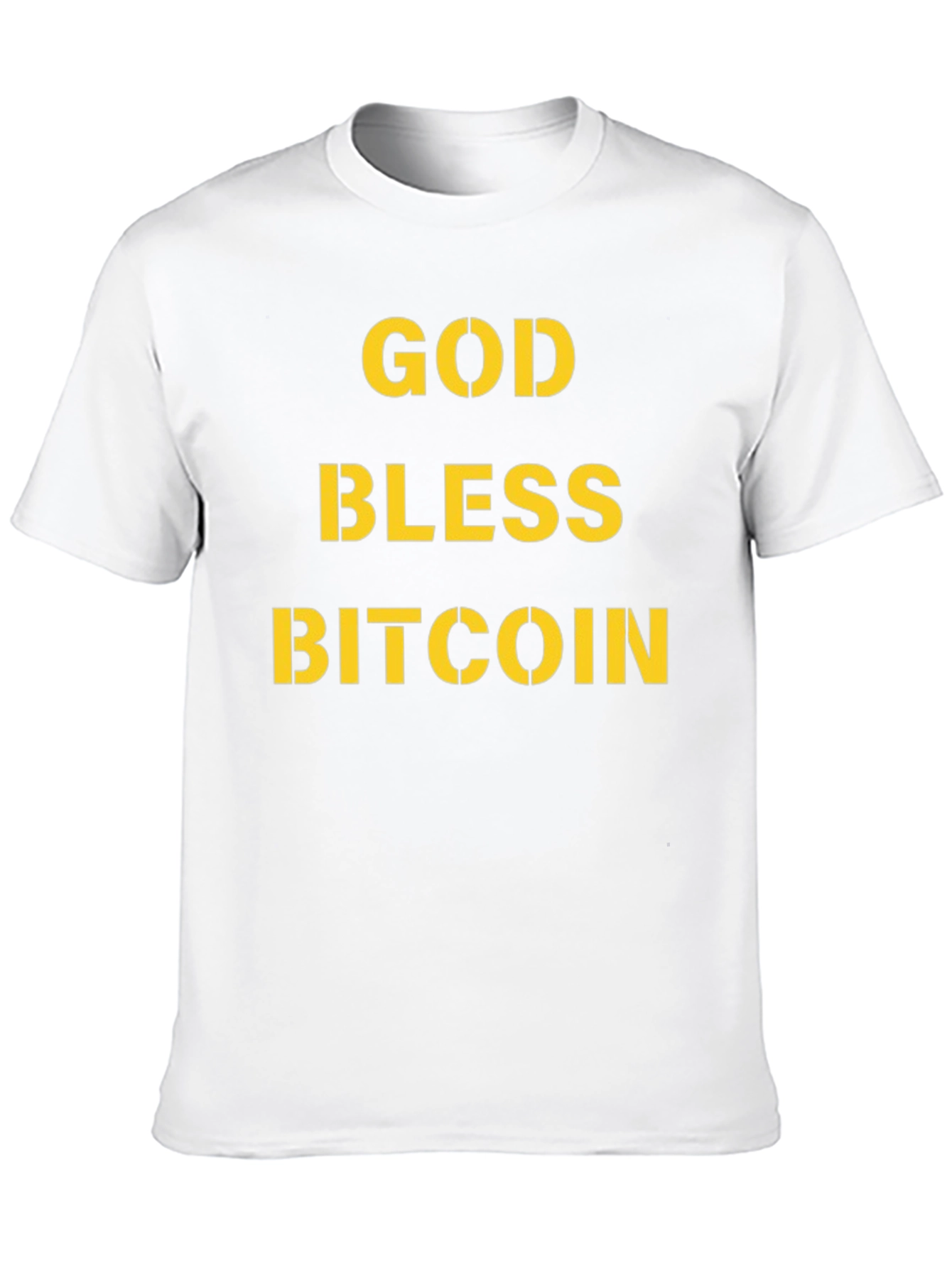 God Bless Bitcoin T-Shirt - Crypto Enthusiast Apparel